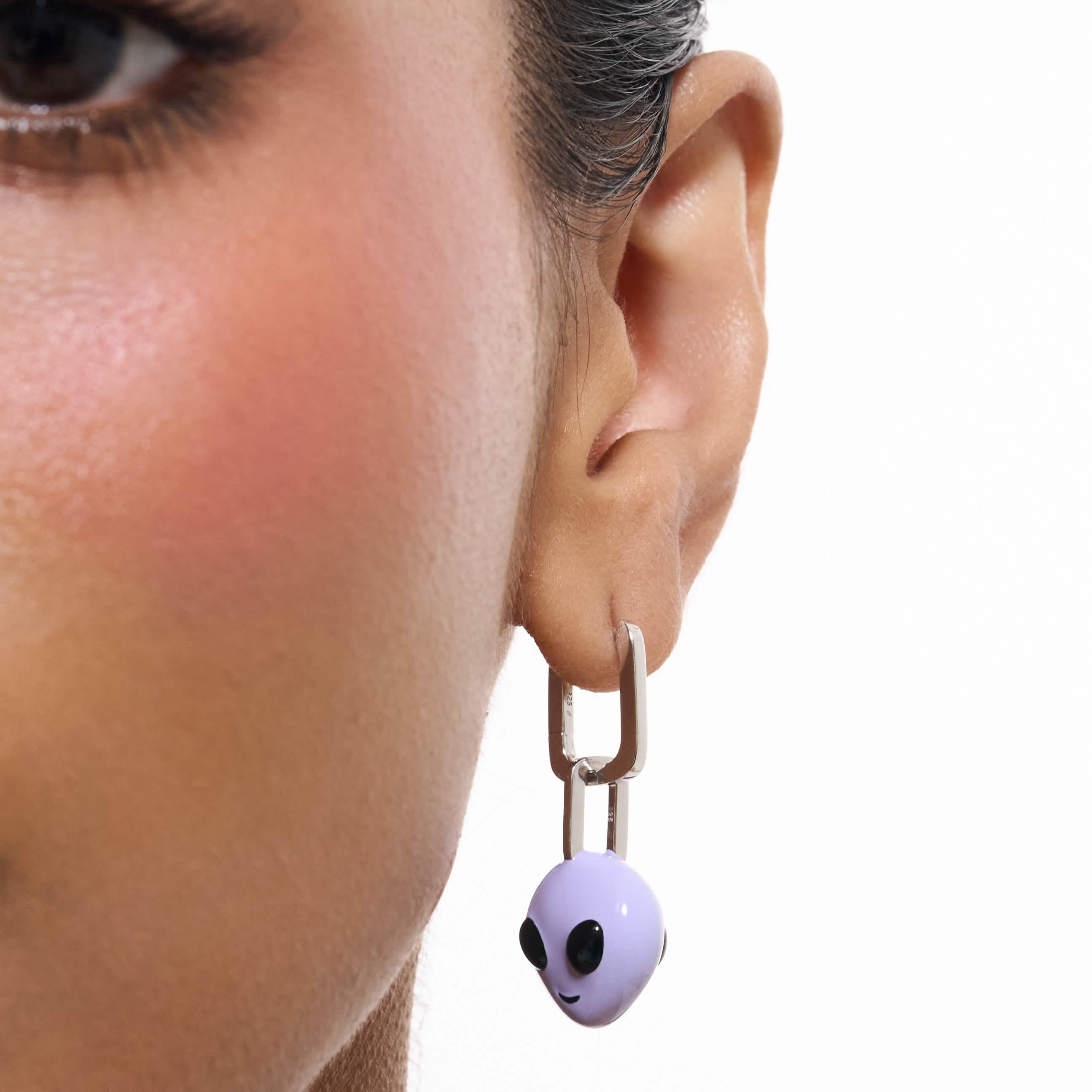 Alien Pendant Earrings - Image 3