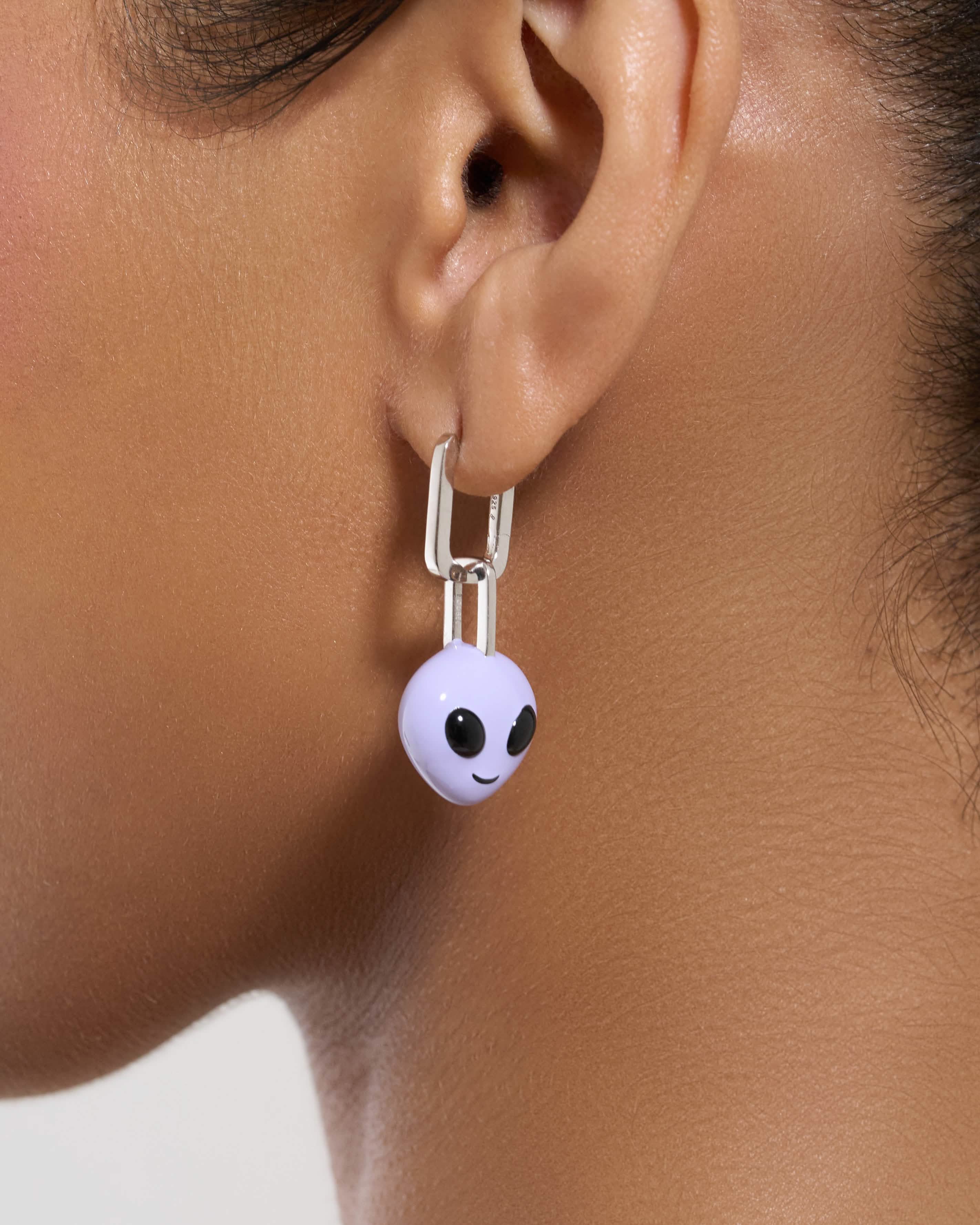 Alien Pendant Earrings - Image 4