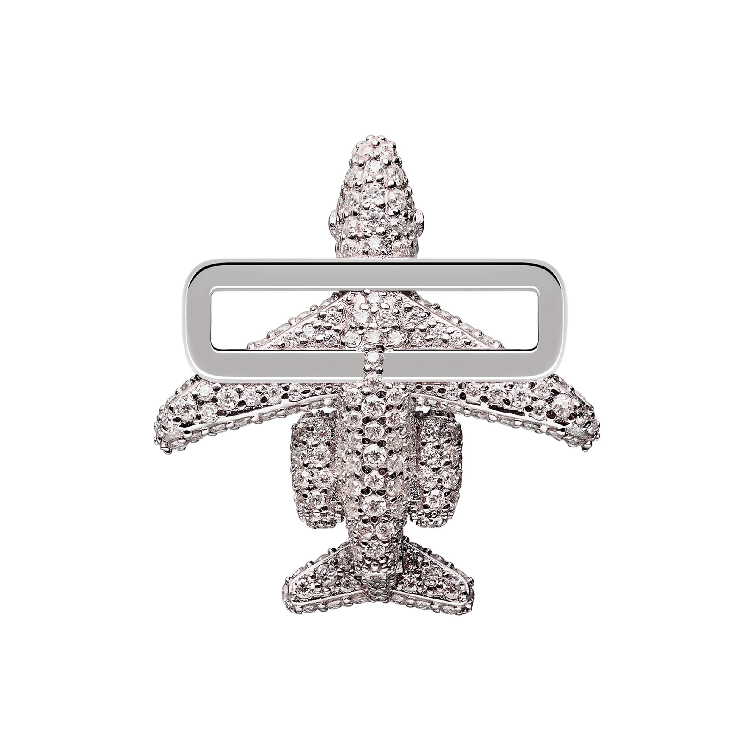 Bombardier™ Jet Stoneset Charm - Image 4