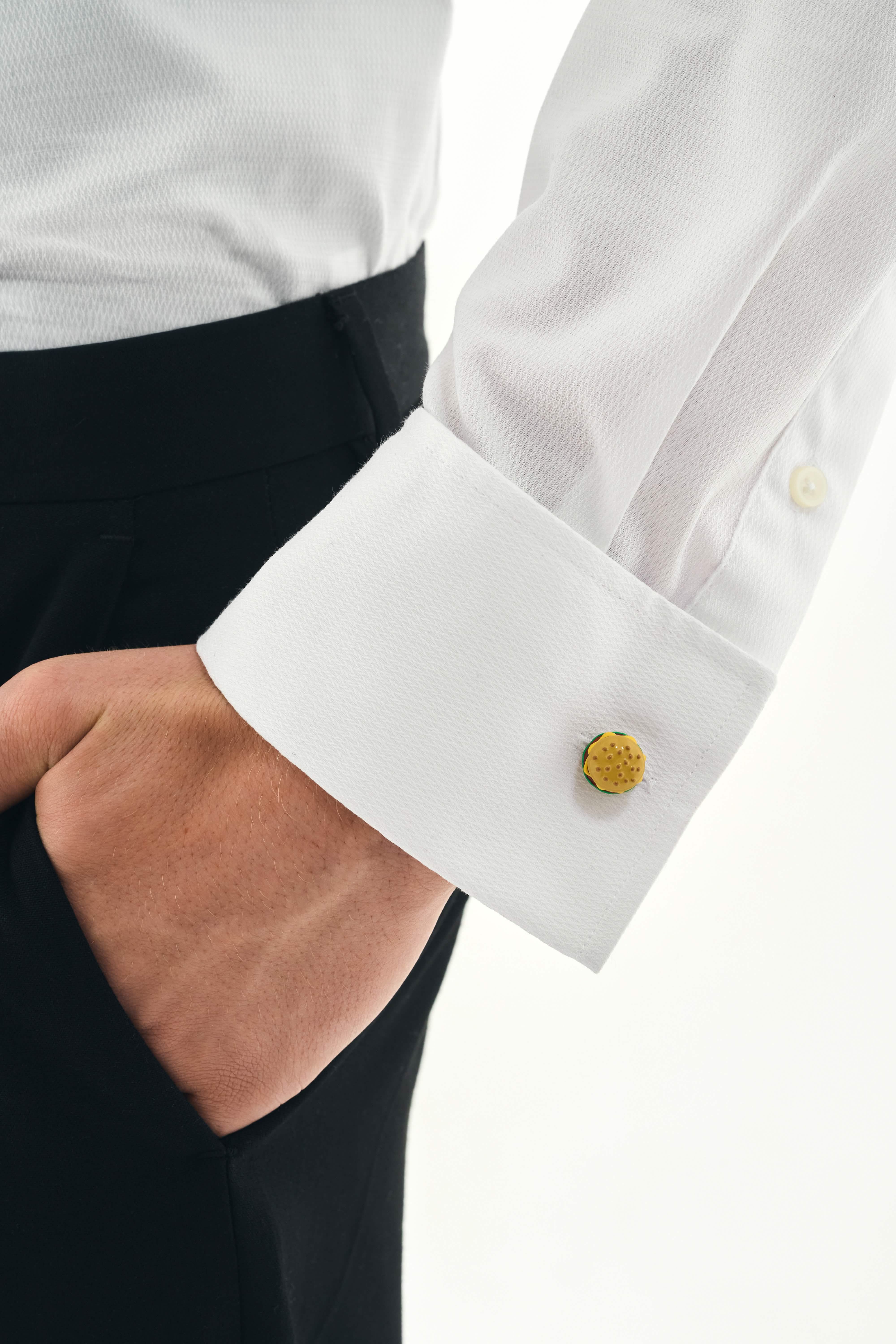 Burger Cufflinks - Image 3