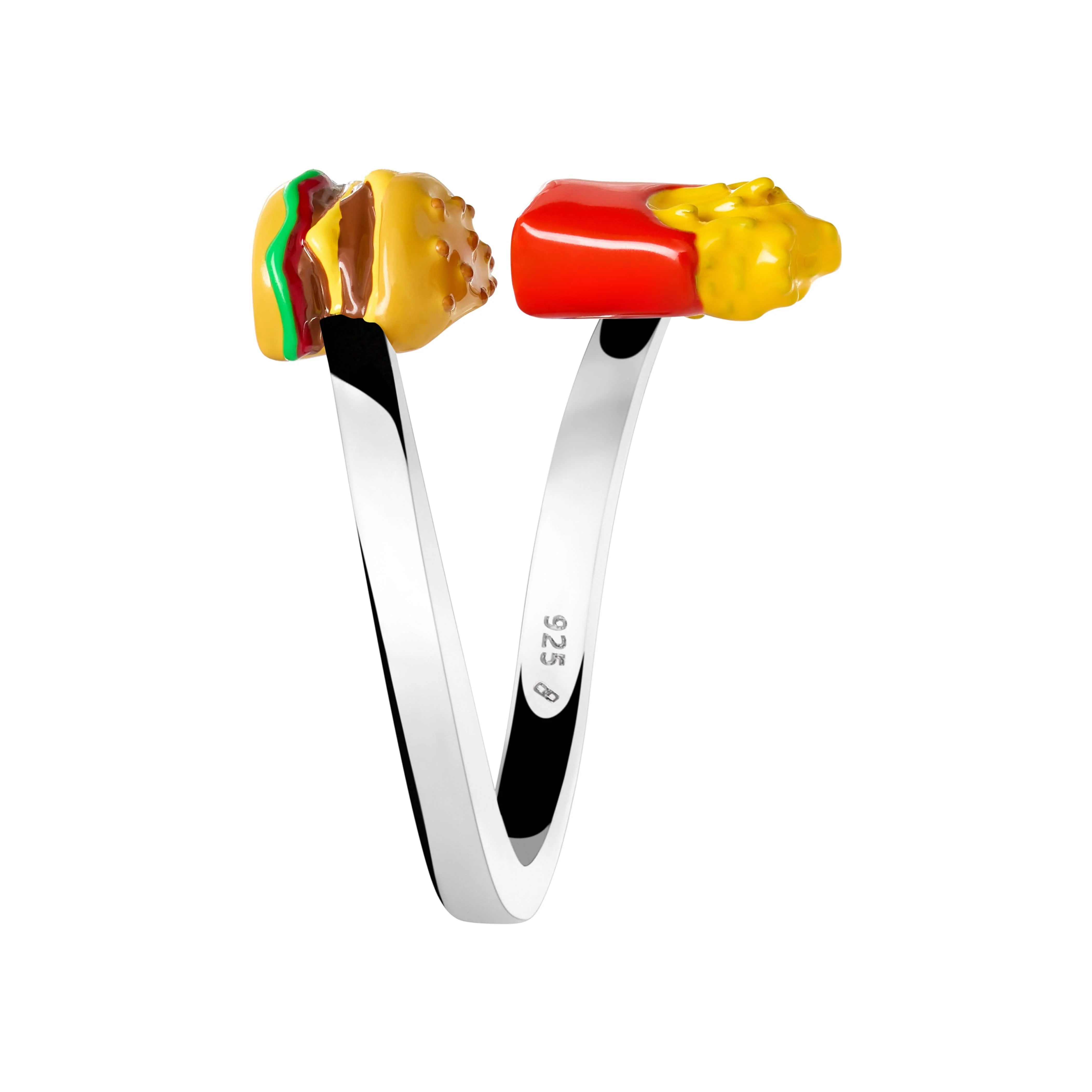 Burger & Fries Wrap Ring - Image 4
