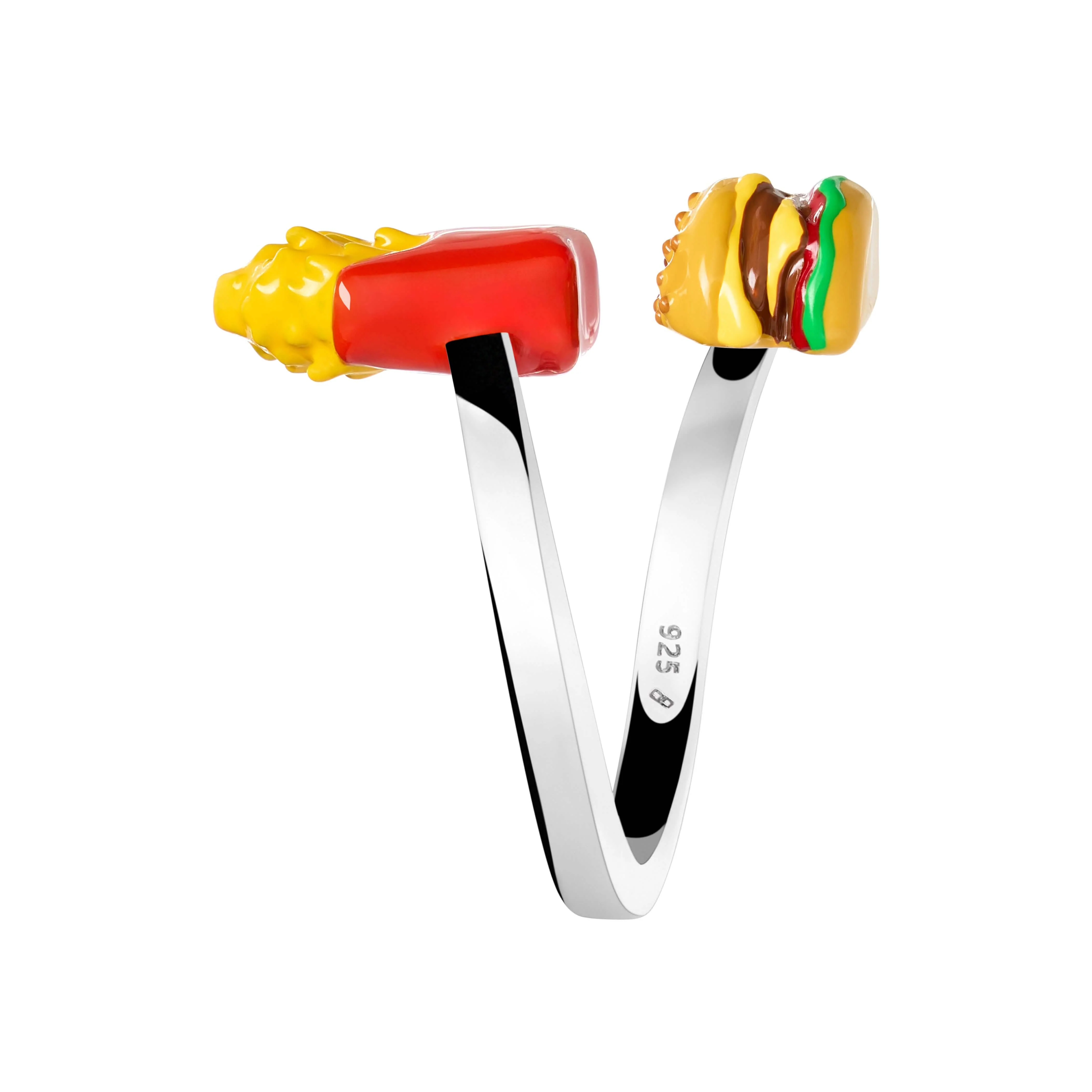 Burger & Fries Wrap Ring - Image 5