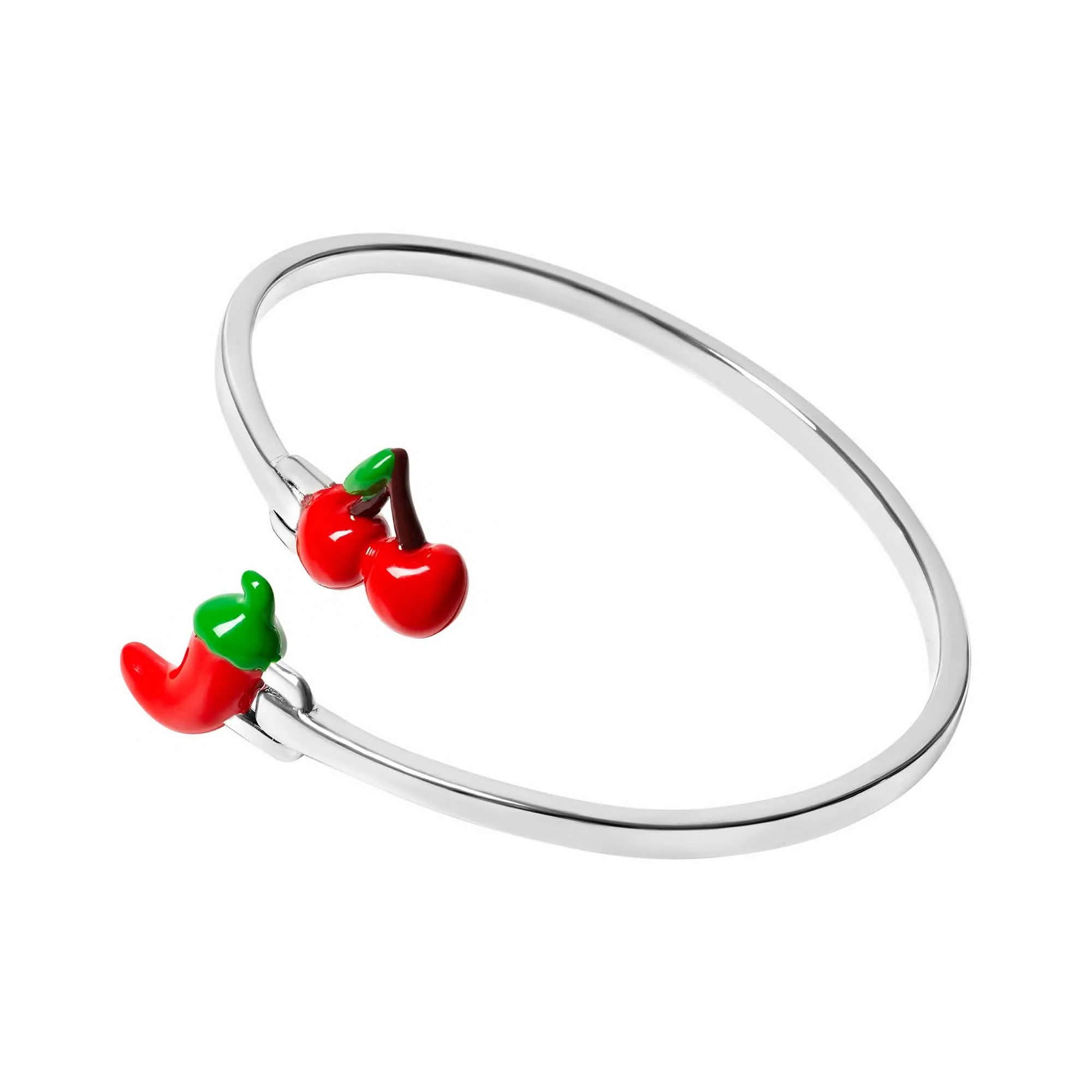 Cherry & Chilli Pepper Bangle - Image 3