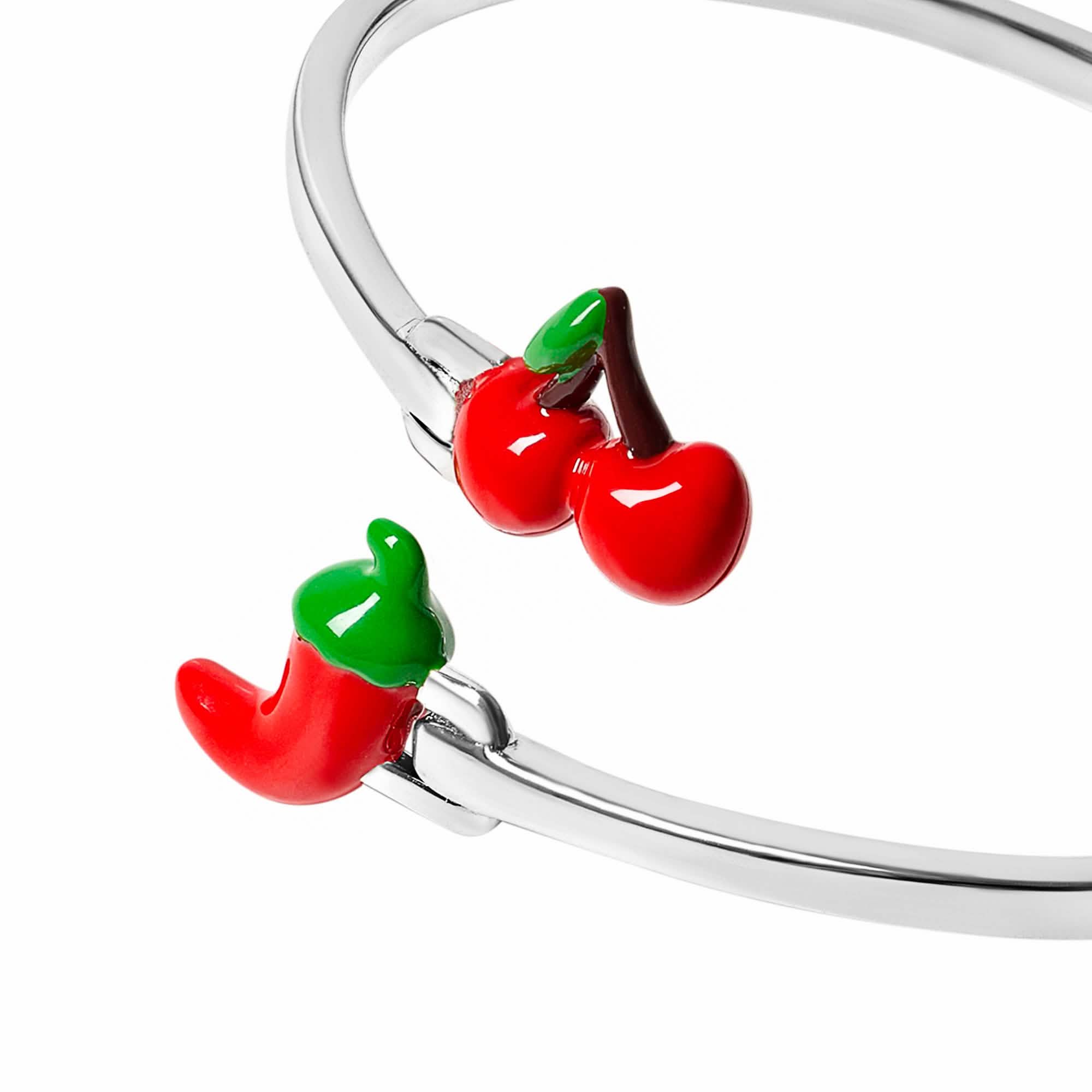 Cherry & Chilli Pepper Bangle - Image 4