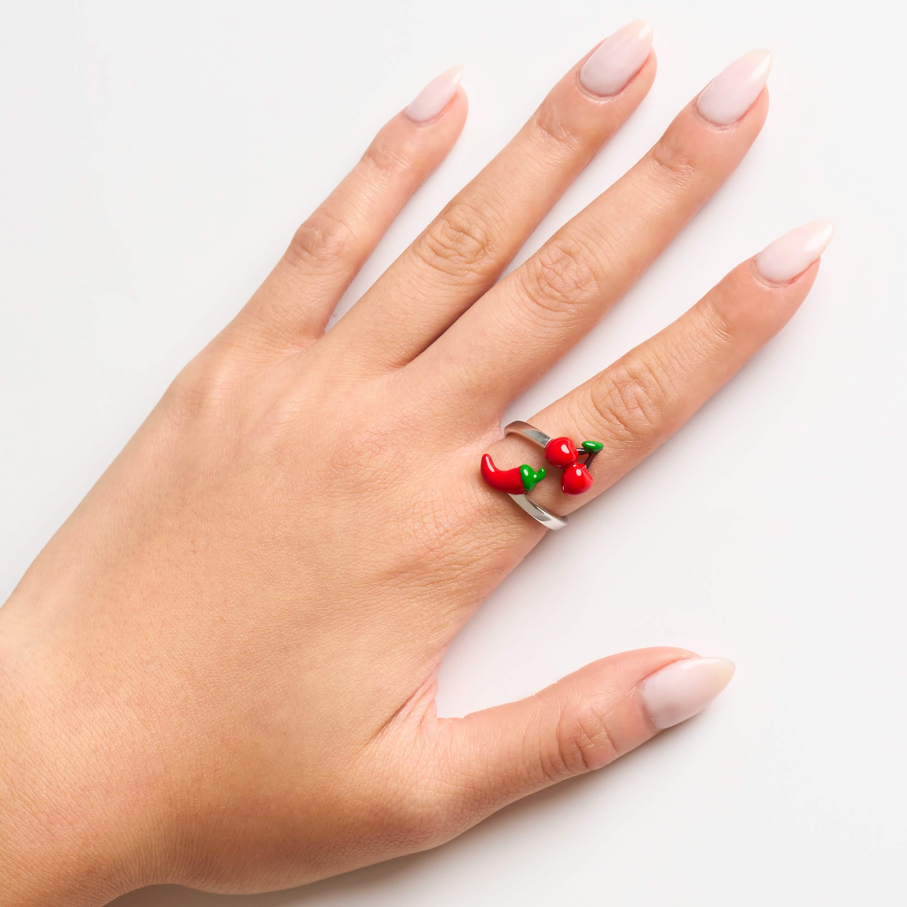 Cherry & Chilli Wrap Ring - Image 7