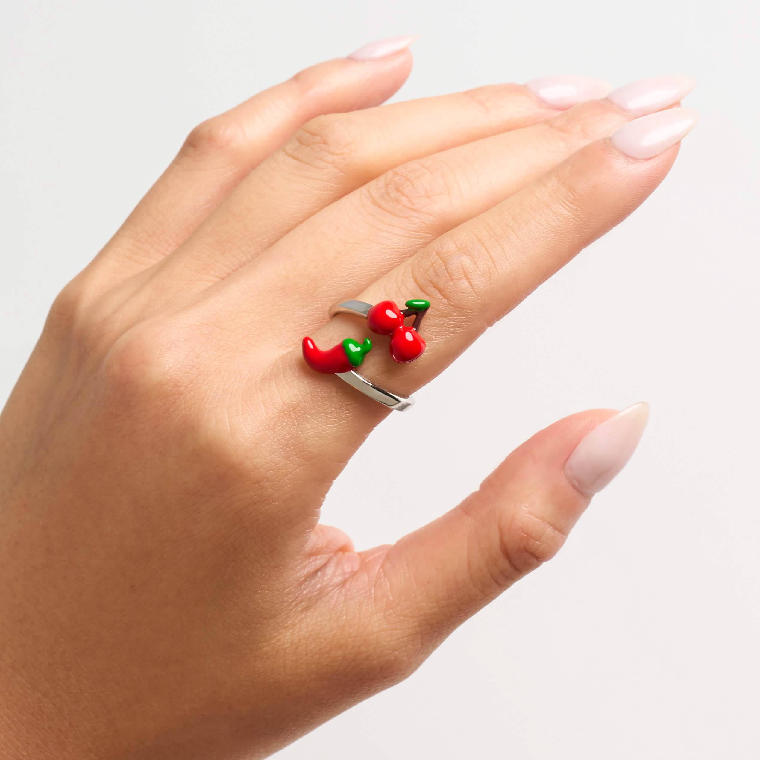 Cherry & Chilli Wrap Ring - Image 8