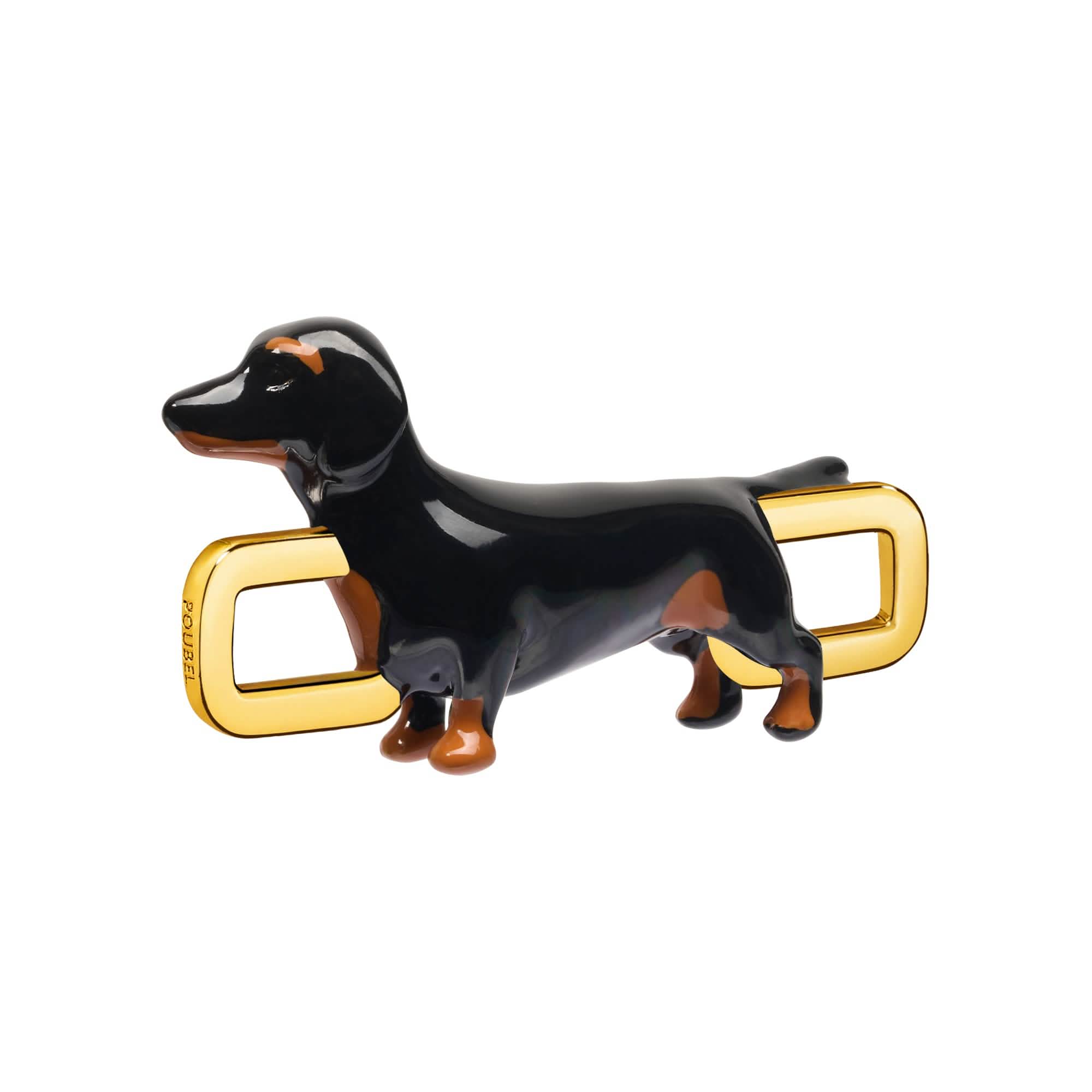 Dachshund Charm (Gold) - Image 2