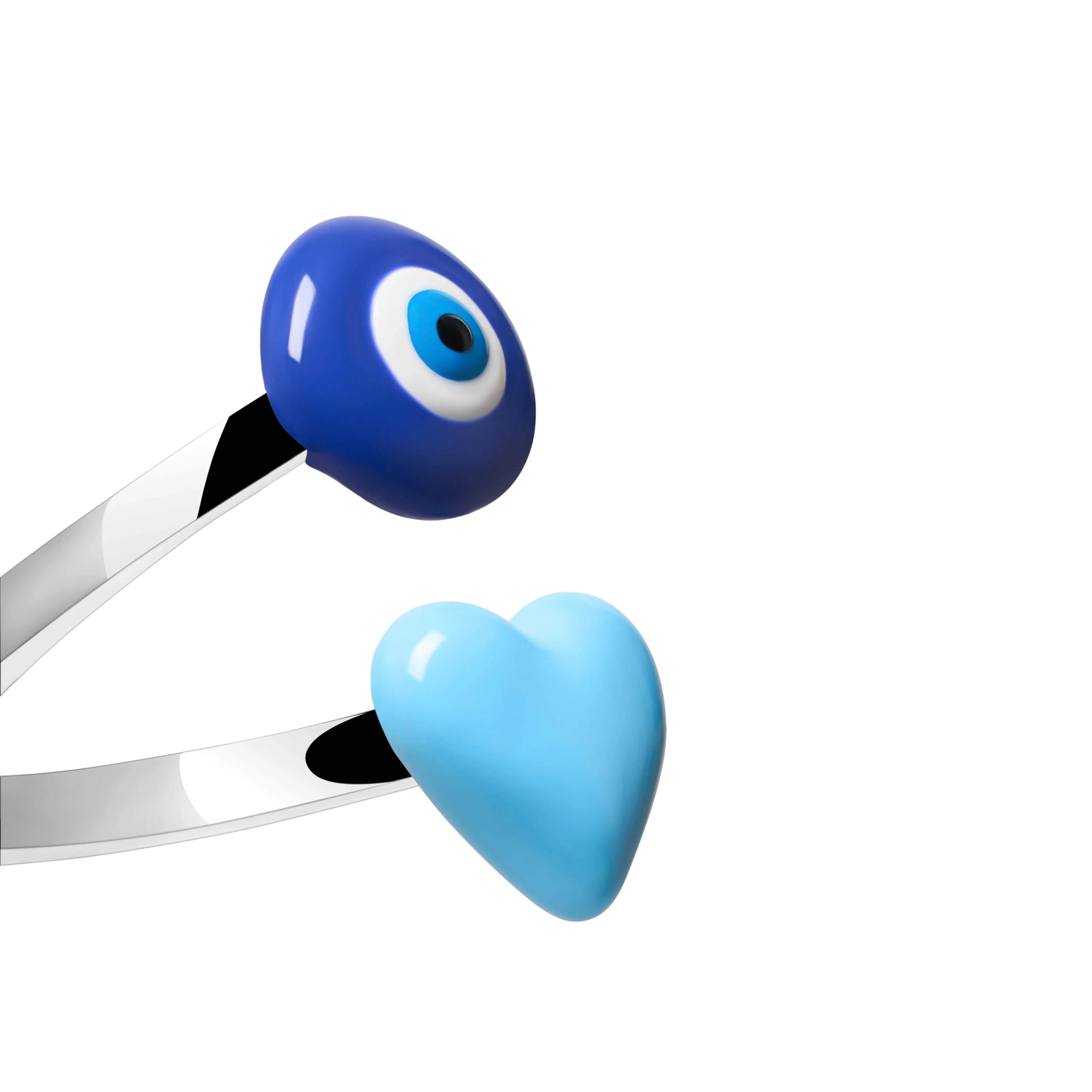 Evil Eye Wrap Ring - Image 6