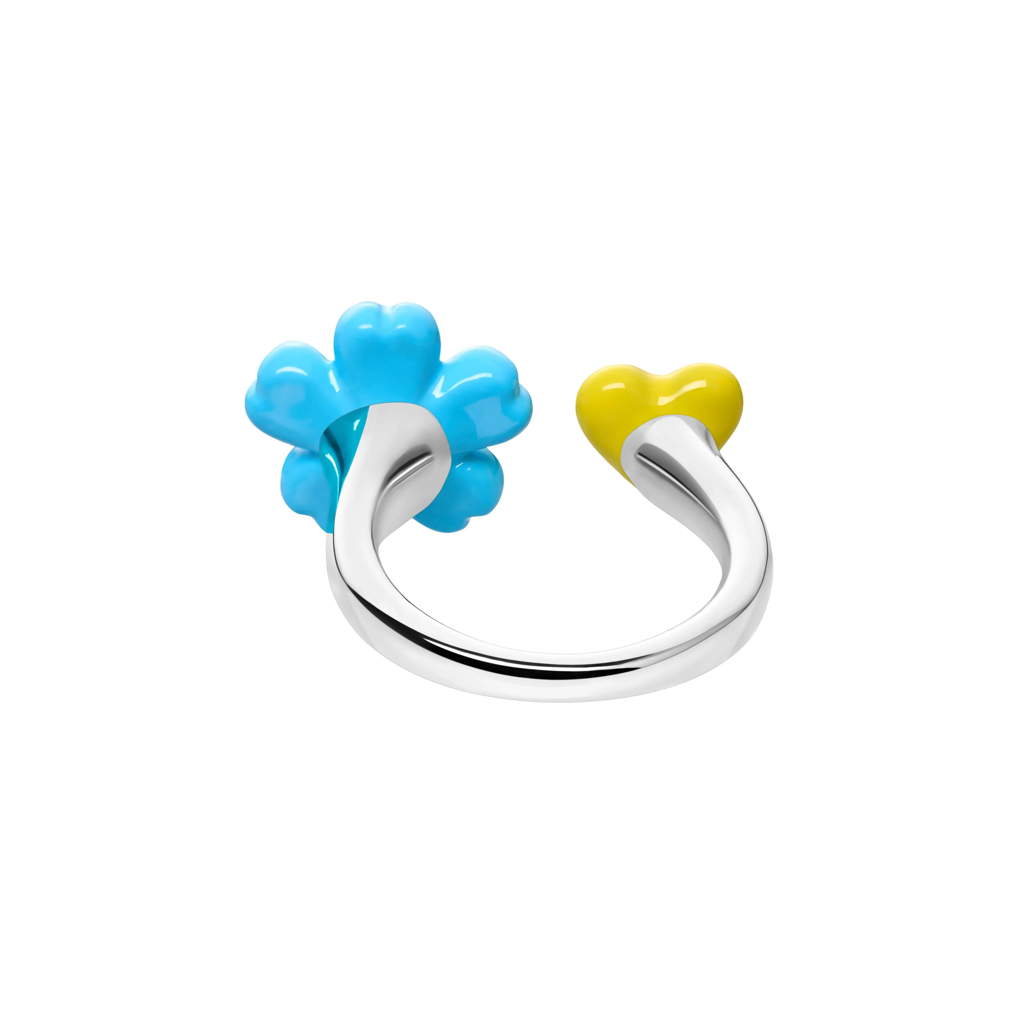 Fleur Bleue Spacer Ring - Image 3