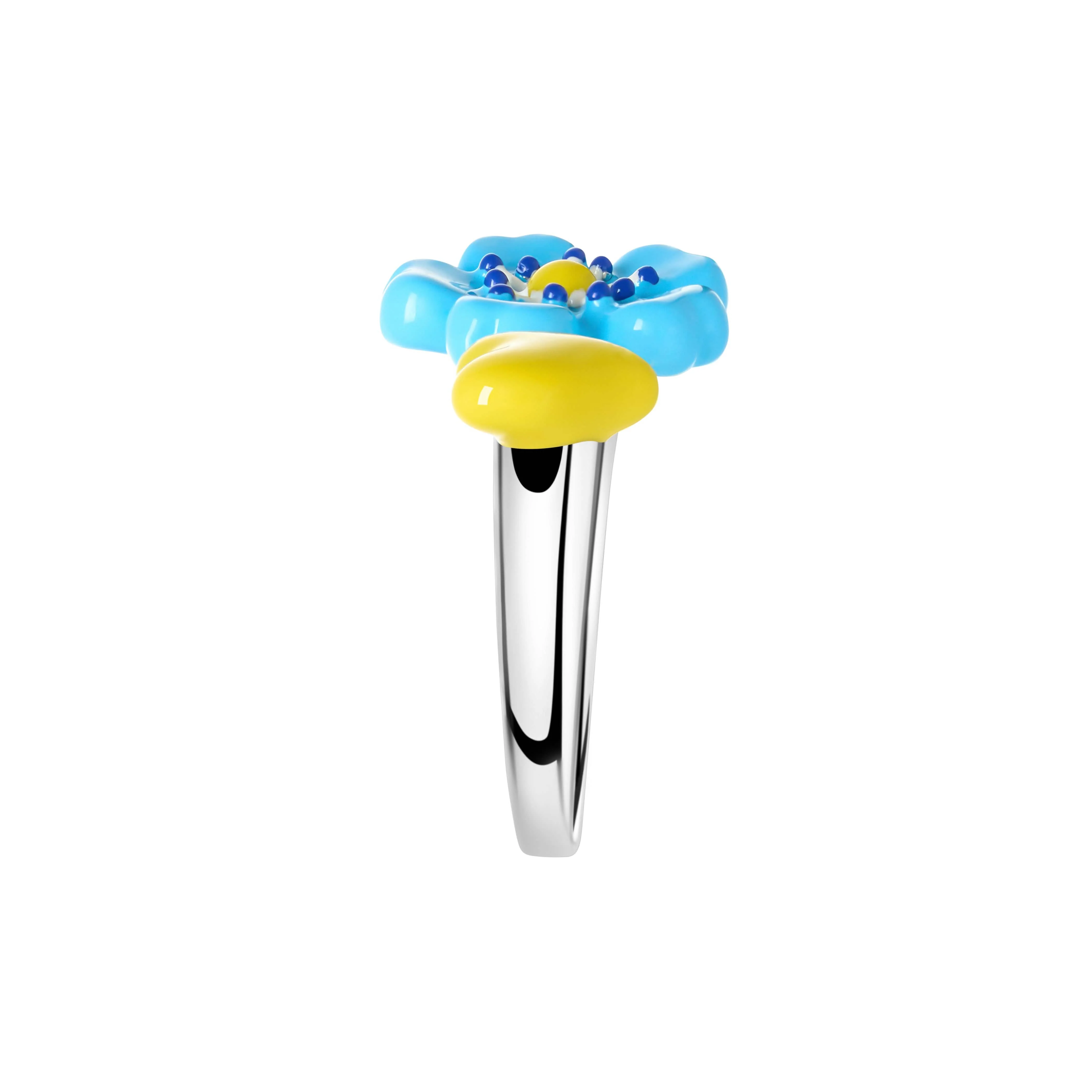 Fleur Bleue Spacer Ring - Image 5