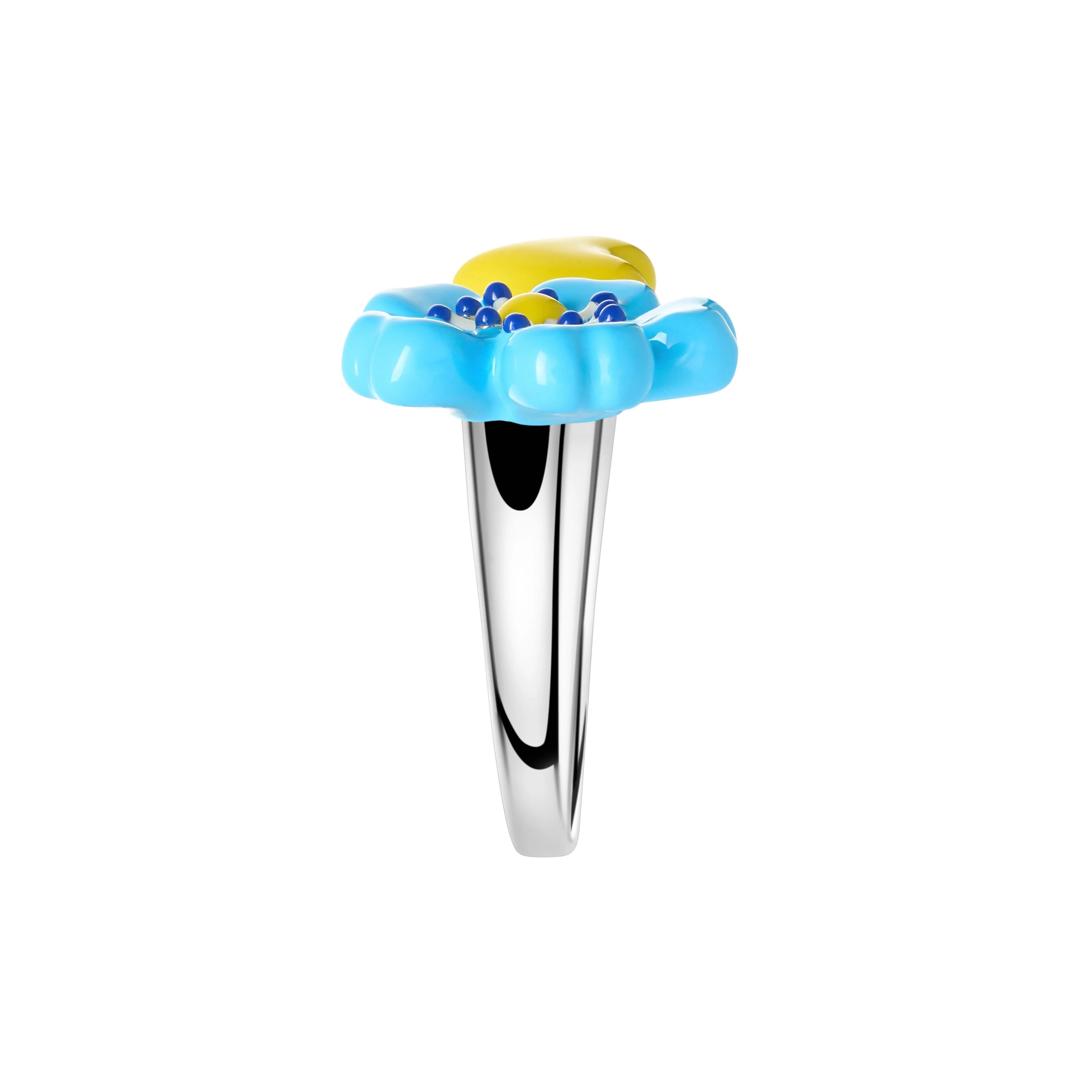 Fleur Bleue Spacer Ring - Image 6