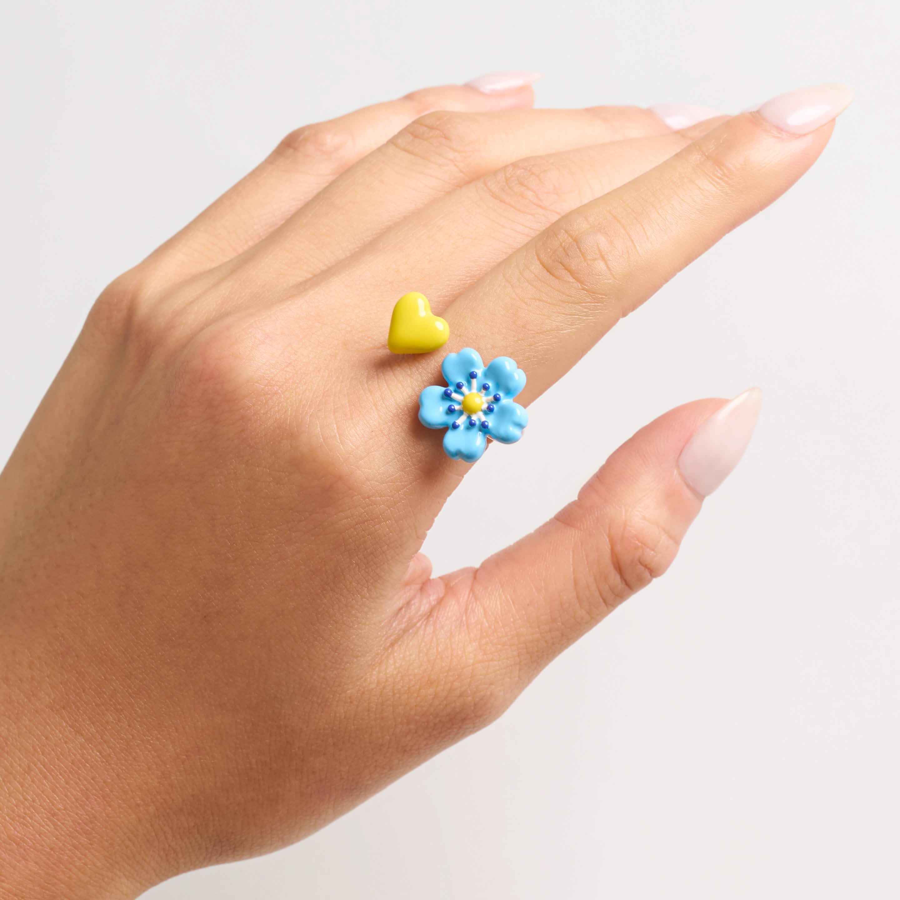 Fleur Bleue Spacer Ring - Image 8