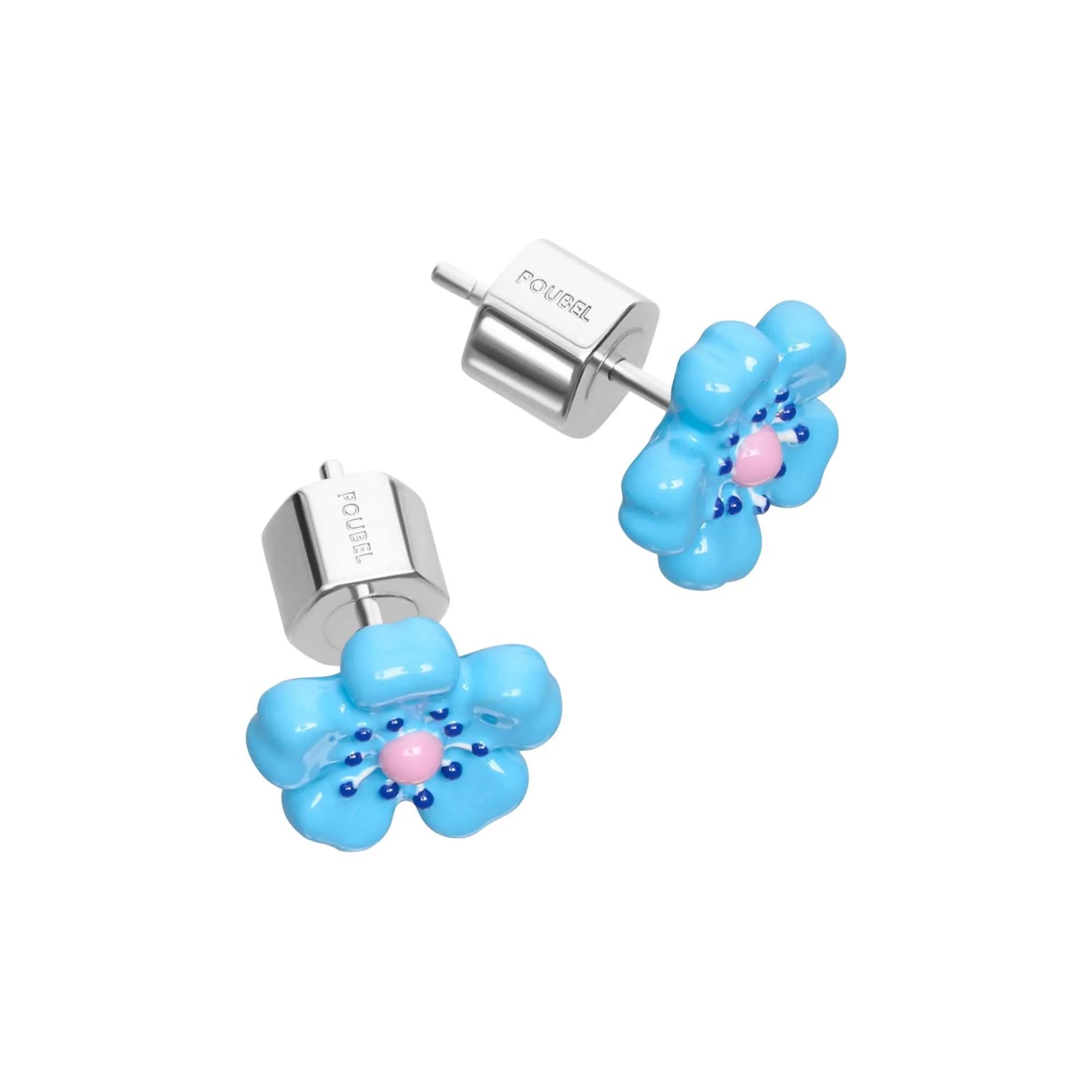 Fleur Bleue Studs - Image 3