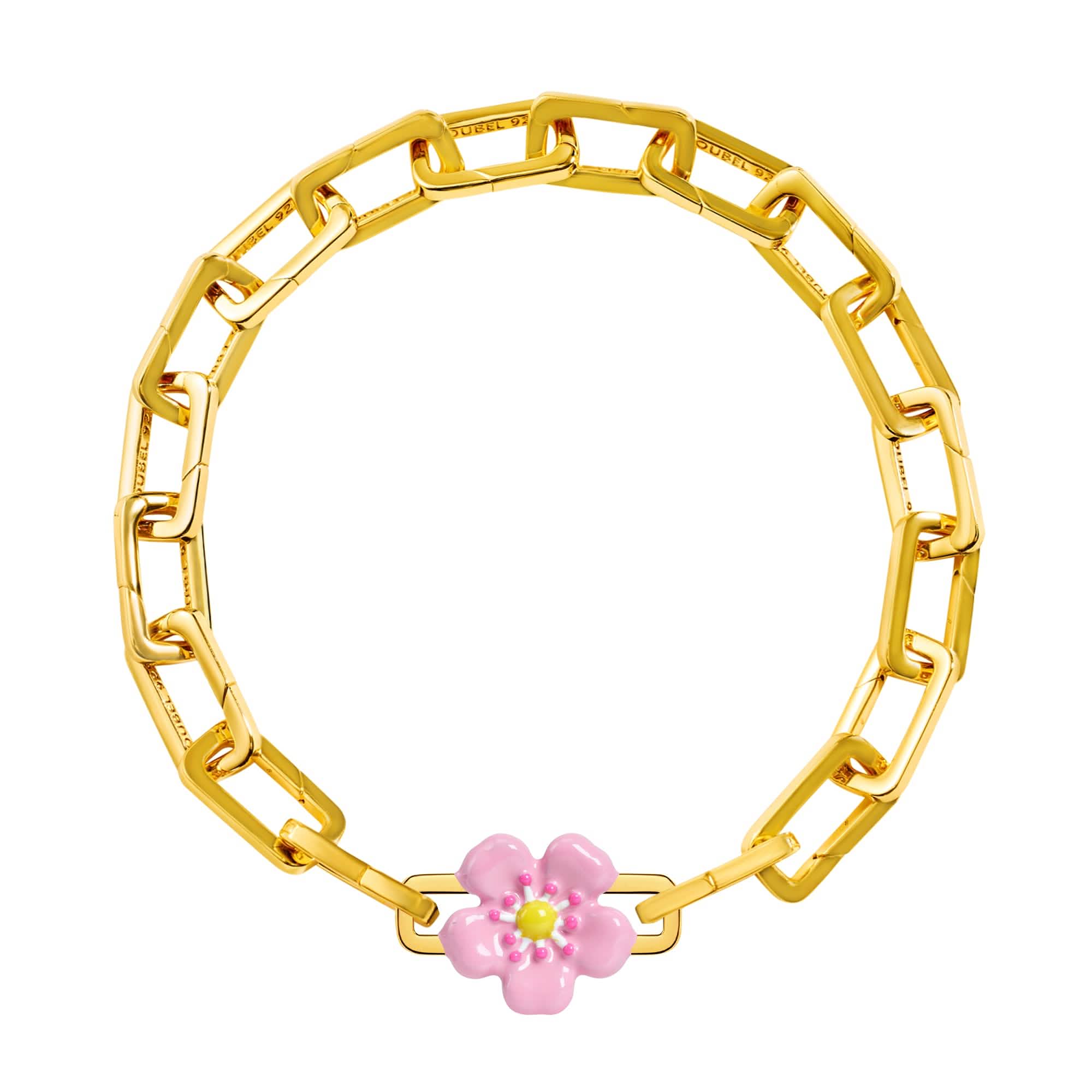 Fleur Rose Charm (Gold) - Image 6