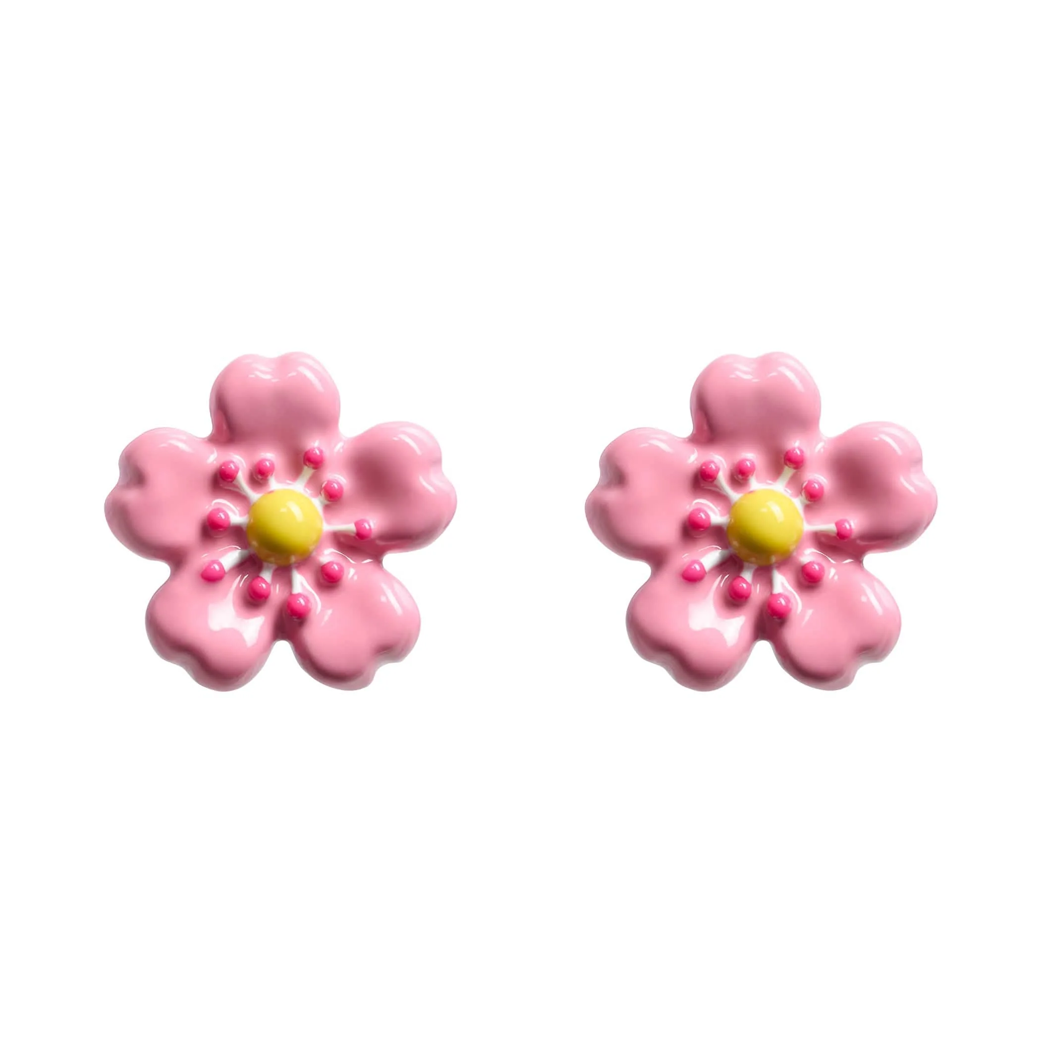 Fleur Rose Studs - Image 2