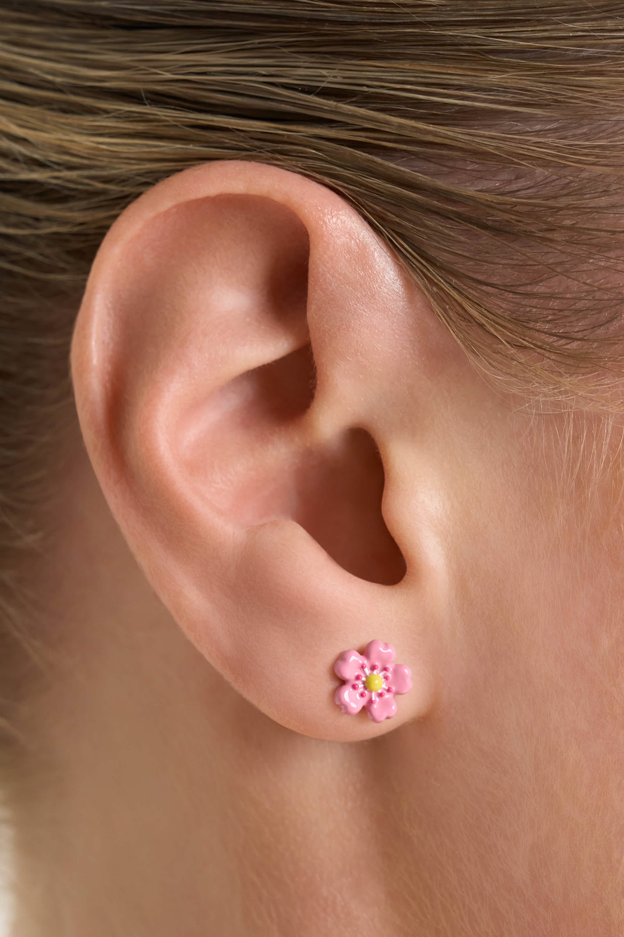 Fleur Rose Studs - Image 5