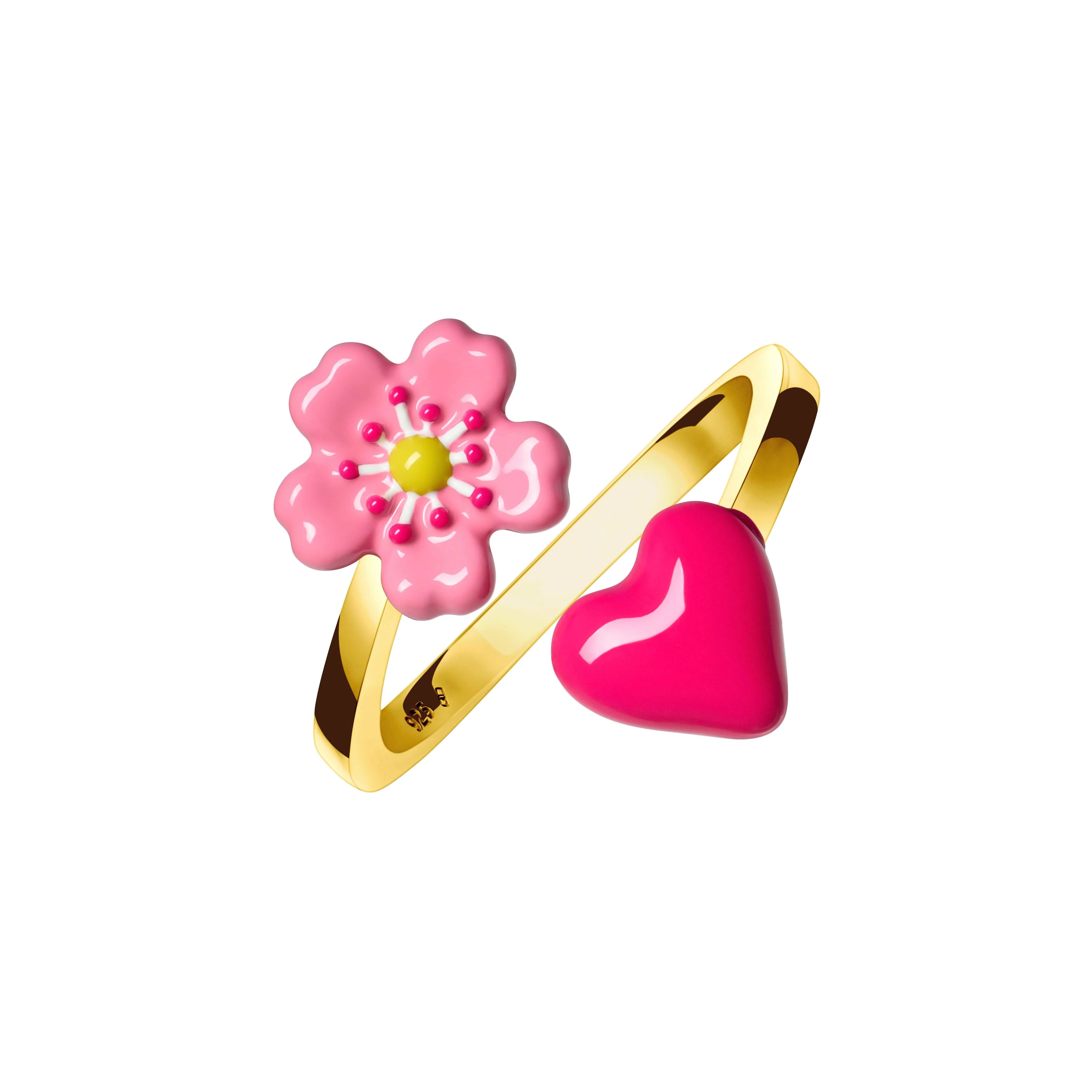 Fleur Rose Wrap Ring (Gold) - Image 2