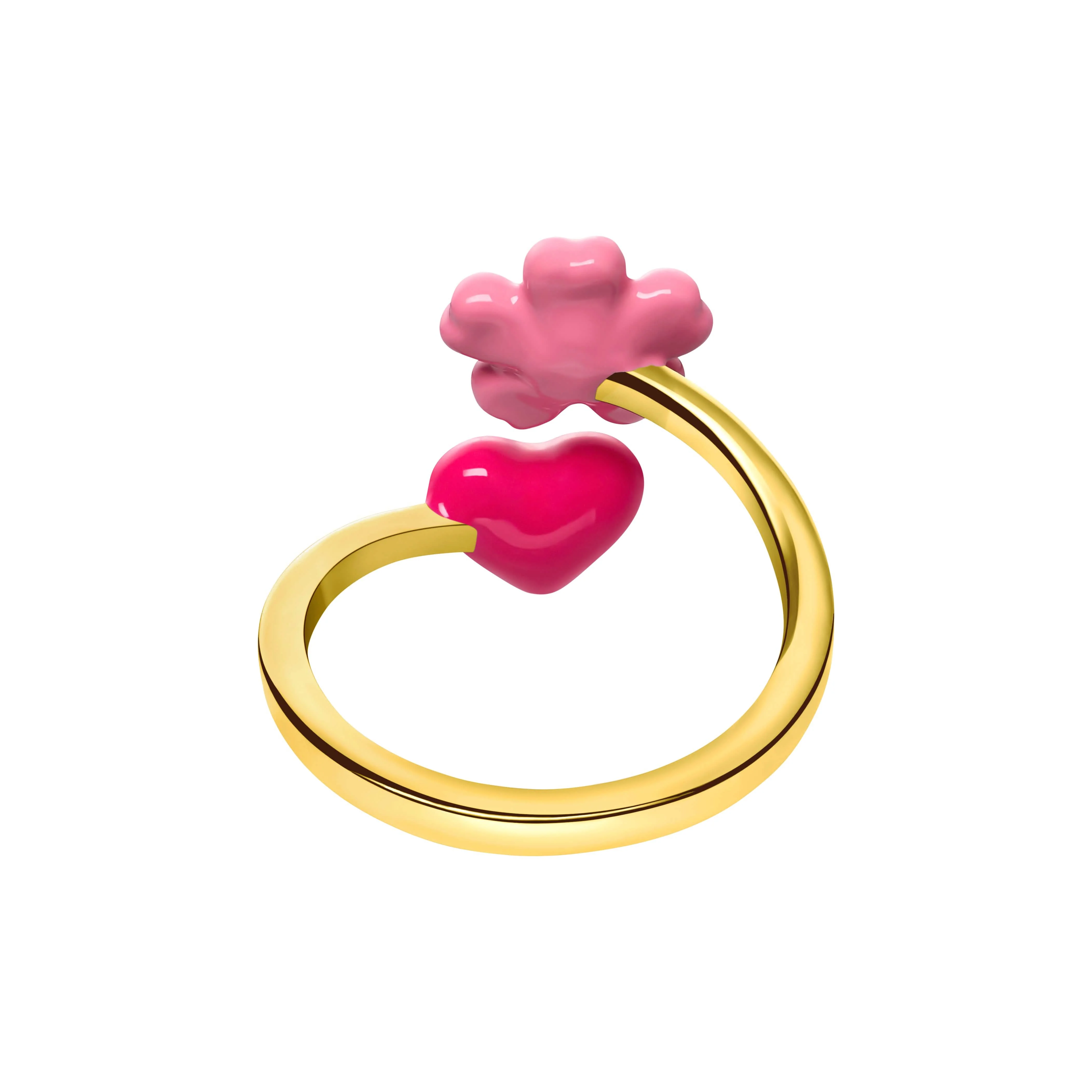 Fleur Rose Wrap Ring (Gold) - Image 3