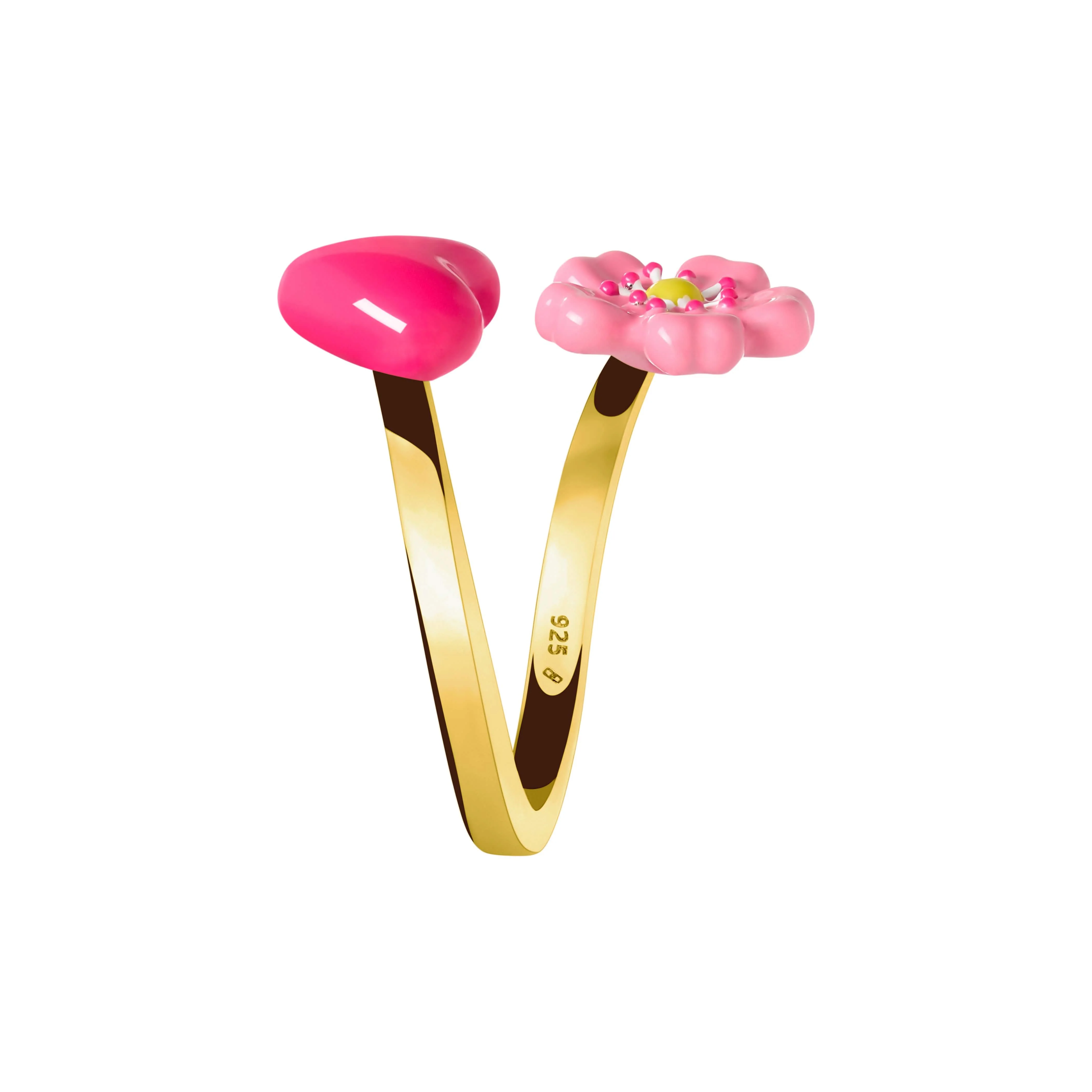 Fleur Rose Wrap Ring (Gold) - Image 5