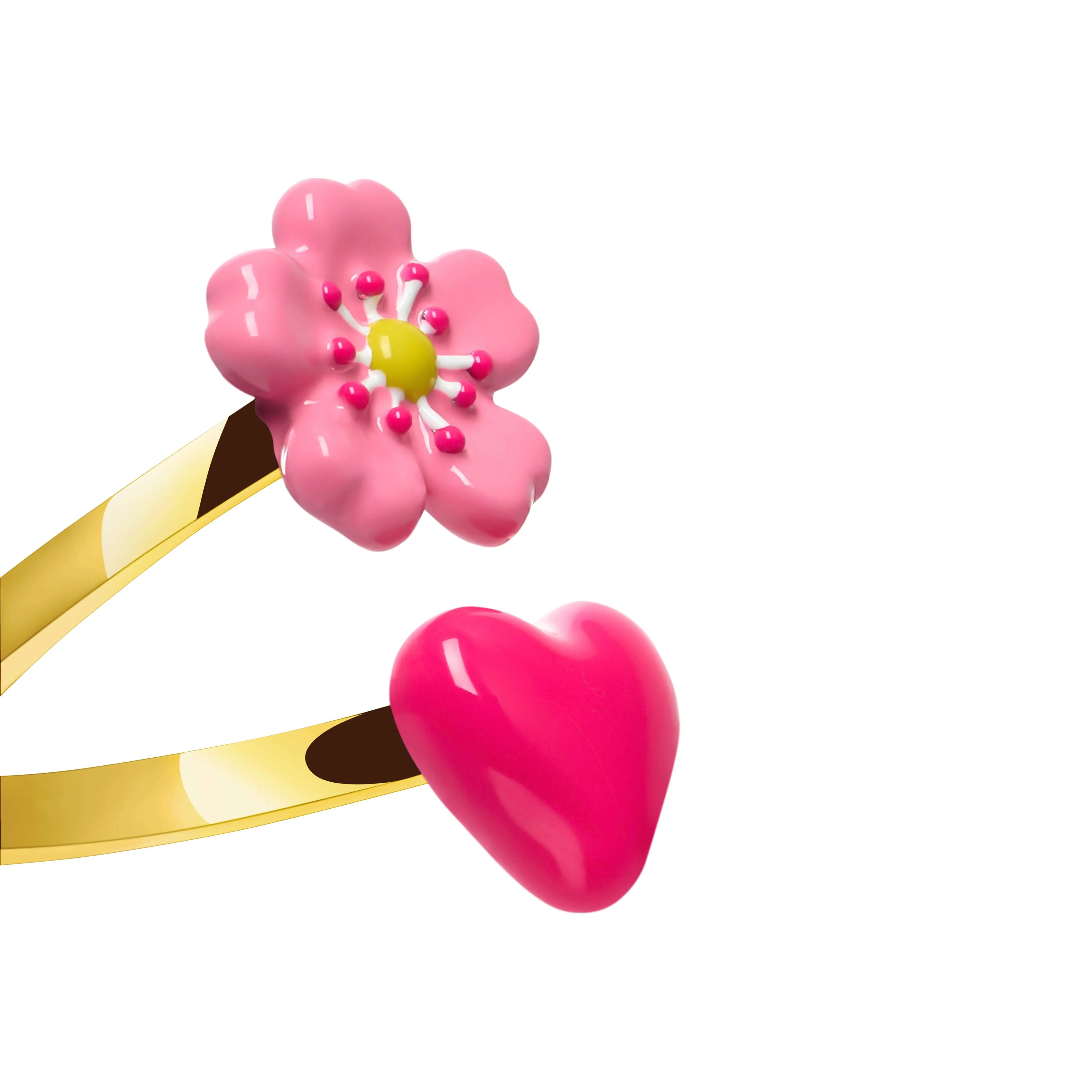 Fleur Rose Wrap Ring (Gold) - Image 6