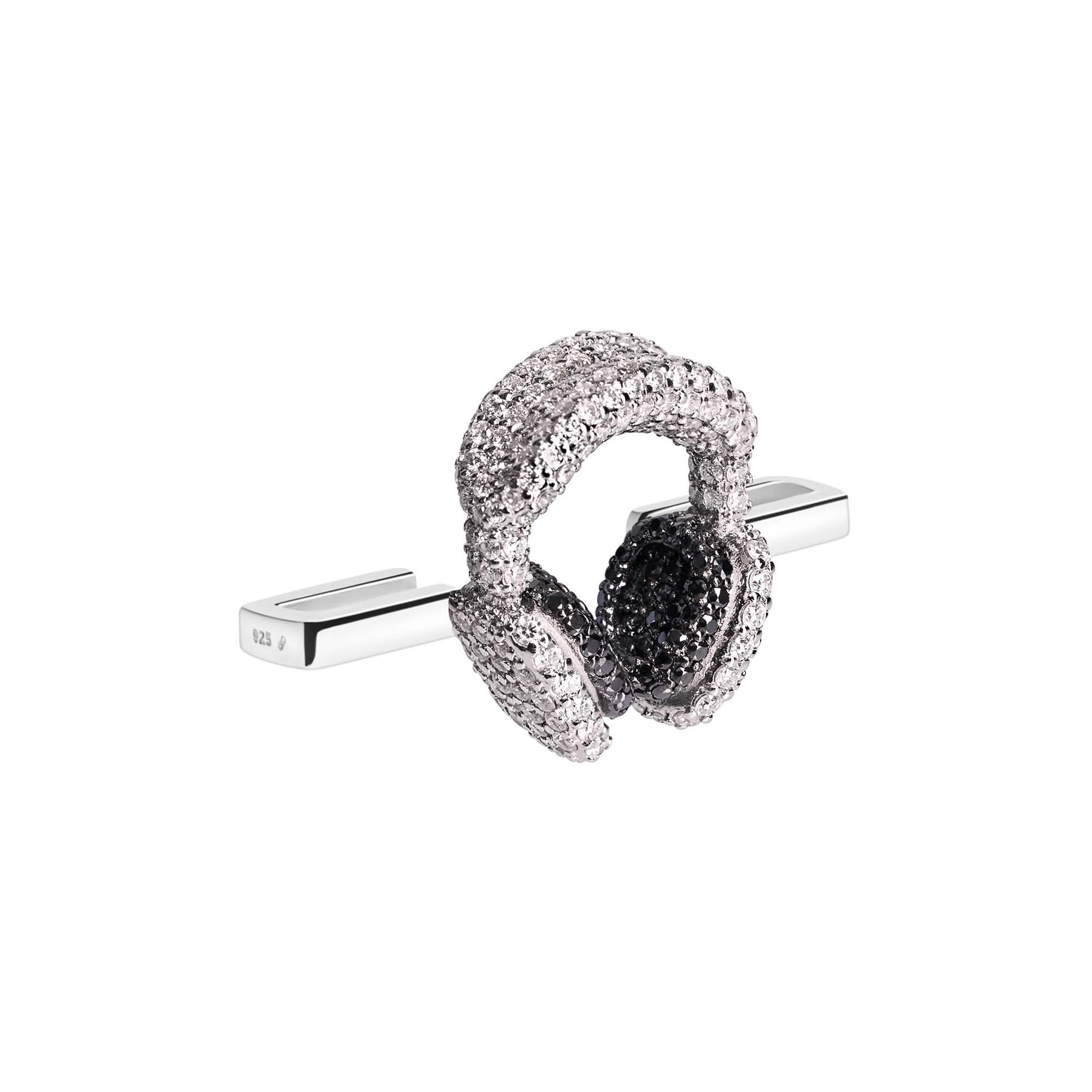Headphones Stoneset Whoop Charm - Image 4