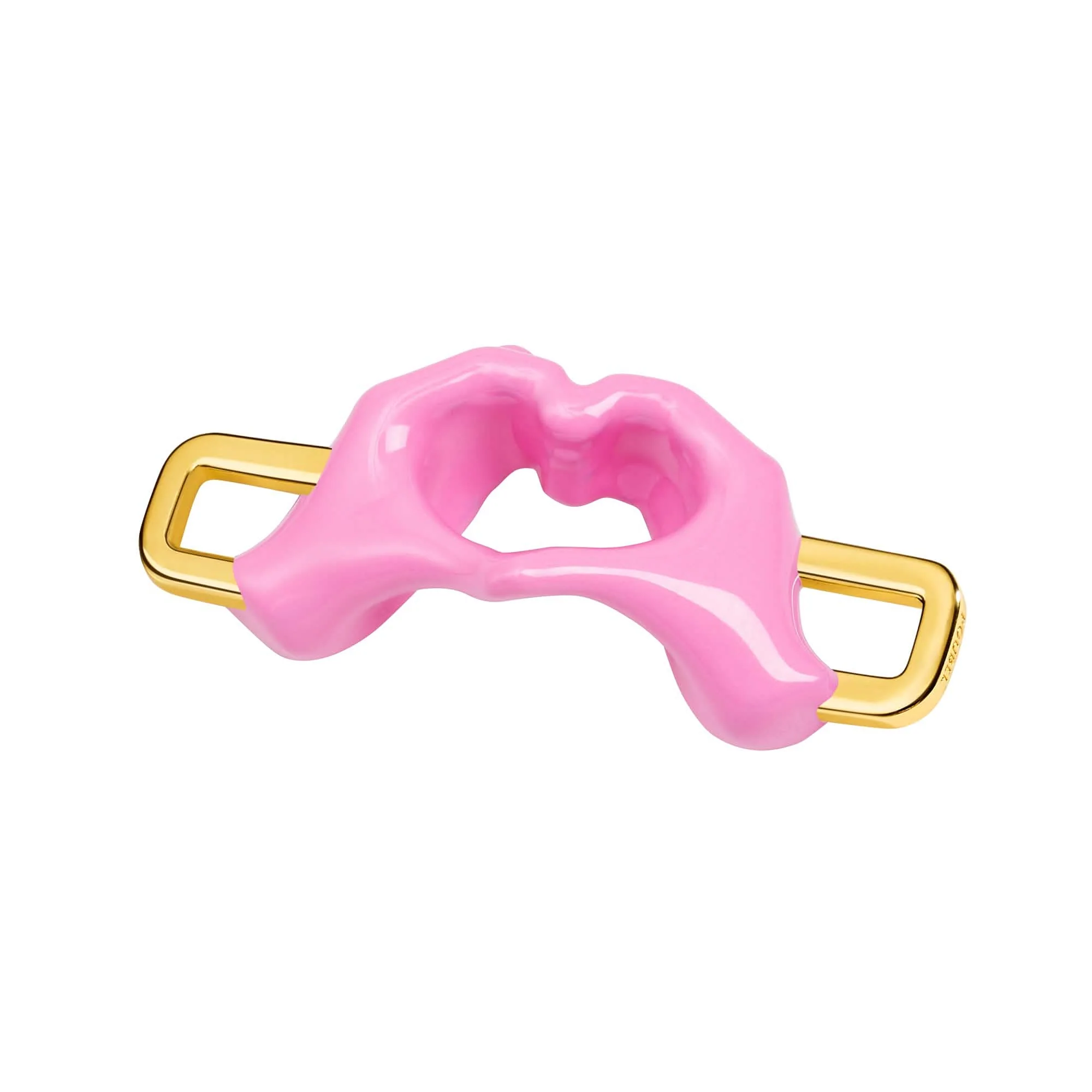 Heart Hands Charm (Gold) - Image 5