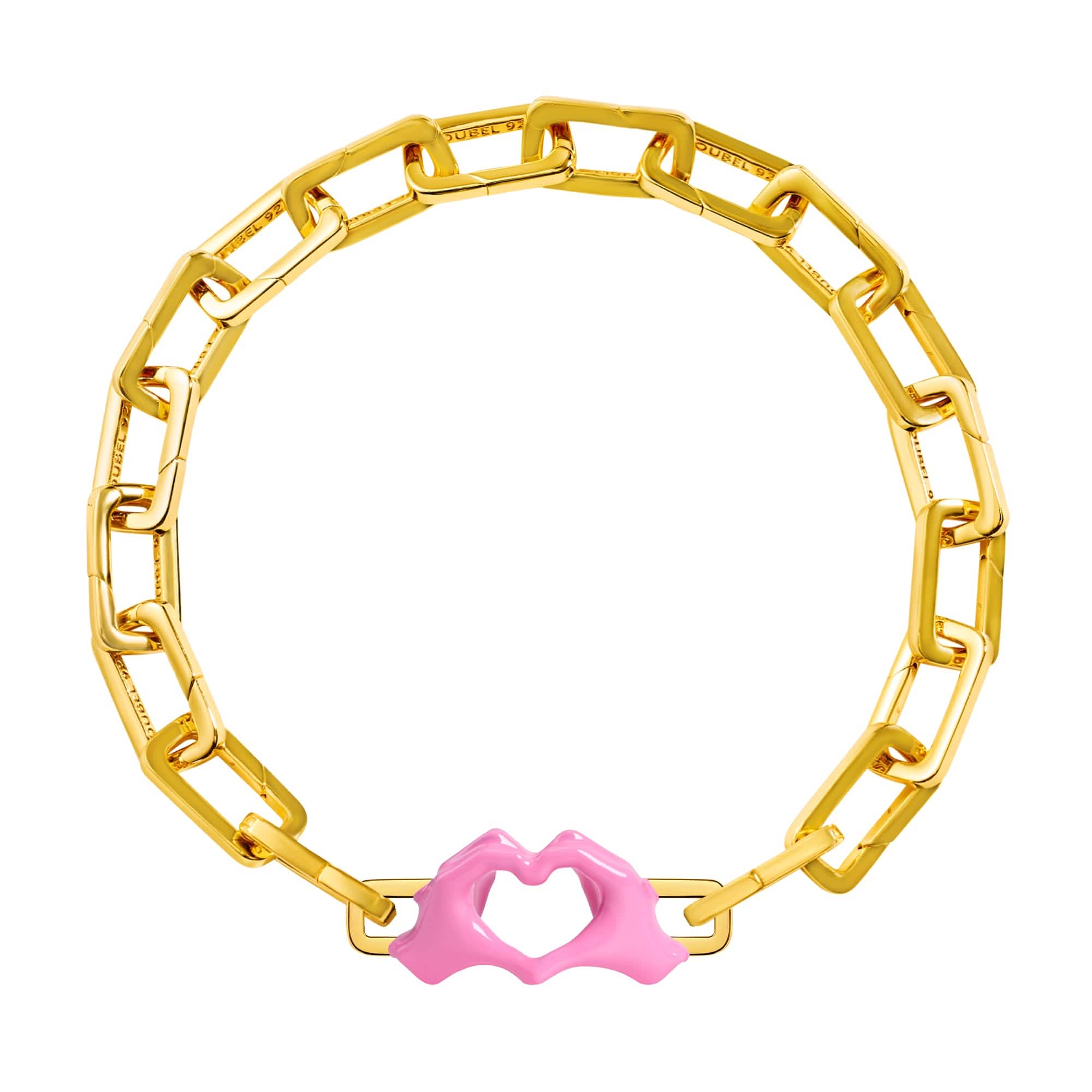 Heart Hands Charm (Gold) - Image 6
