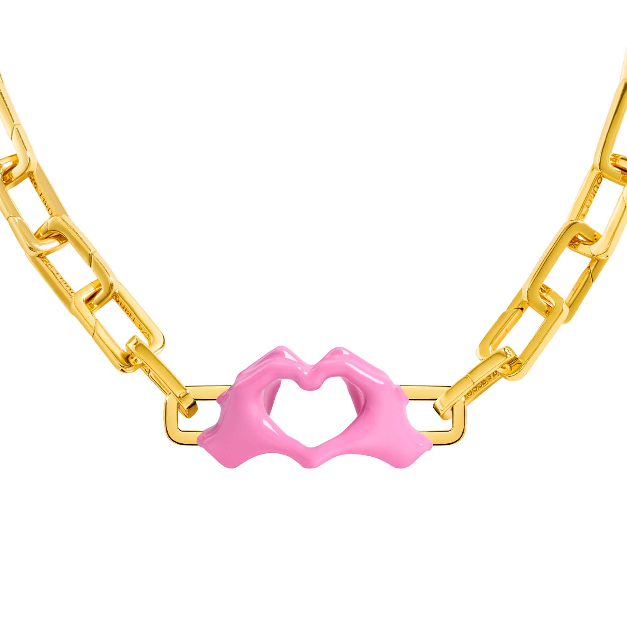 Heart Hands Charm (Gold) - Image 7