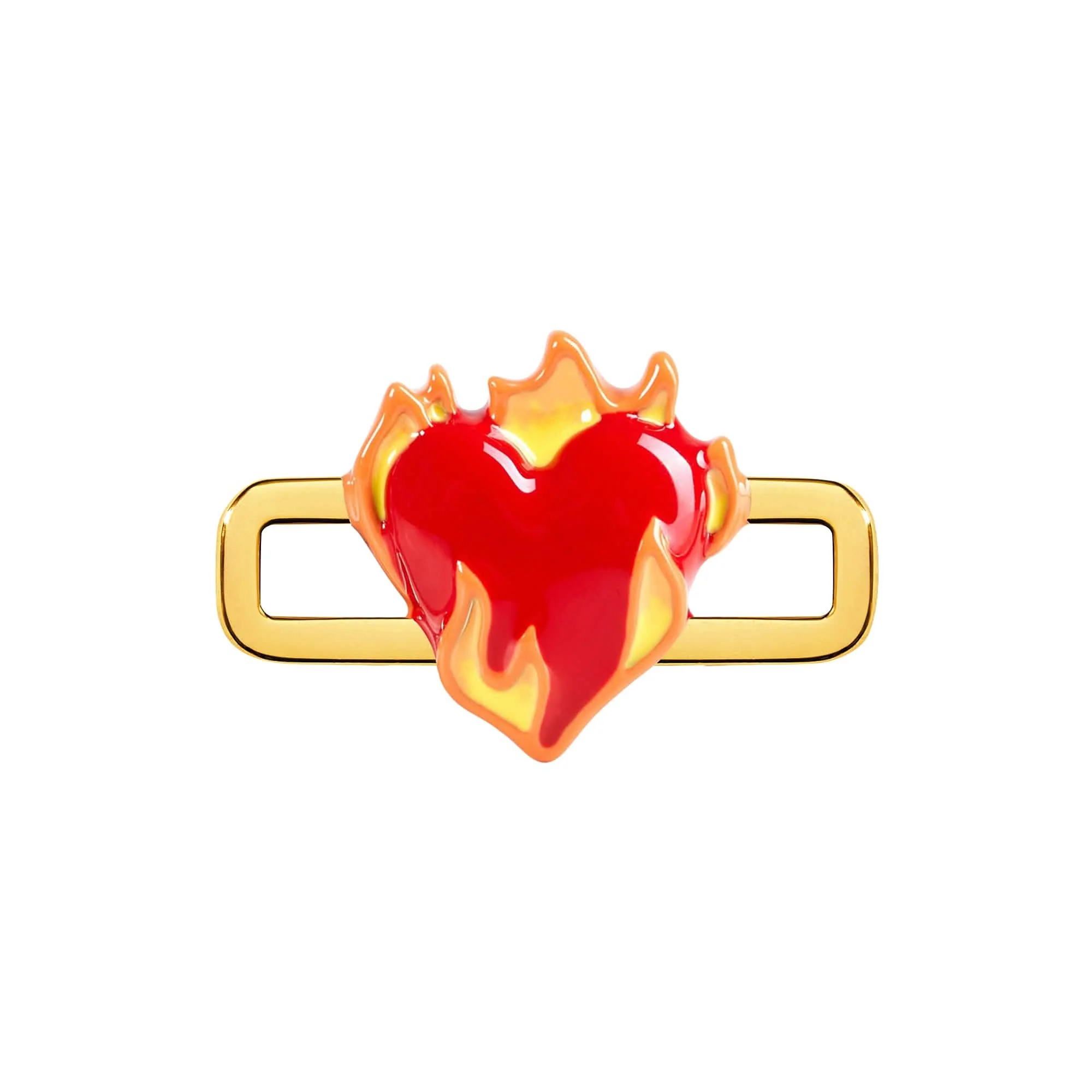 Heart-On-Fire-Charm (Gold) - Image 4