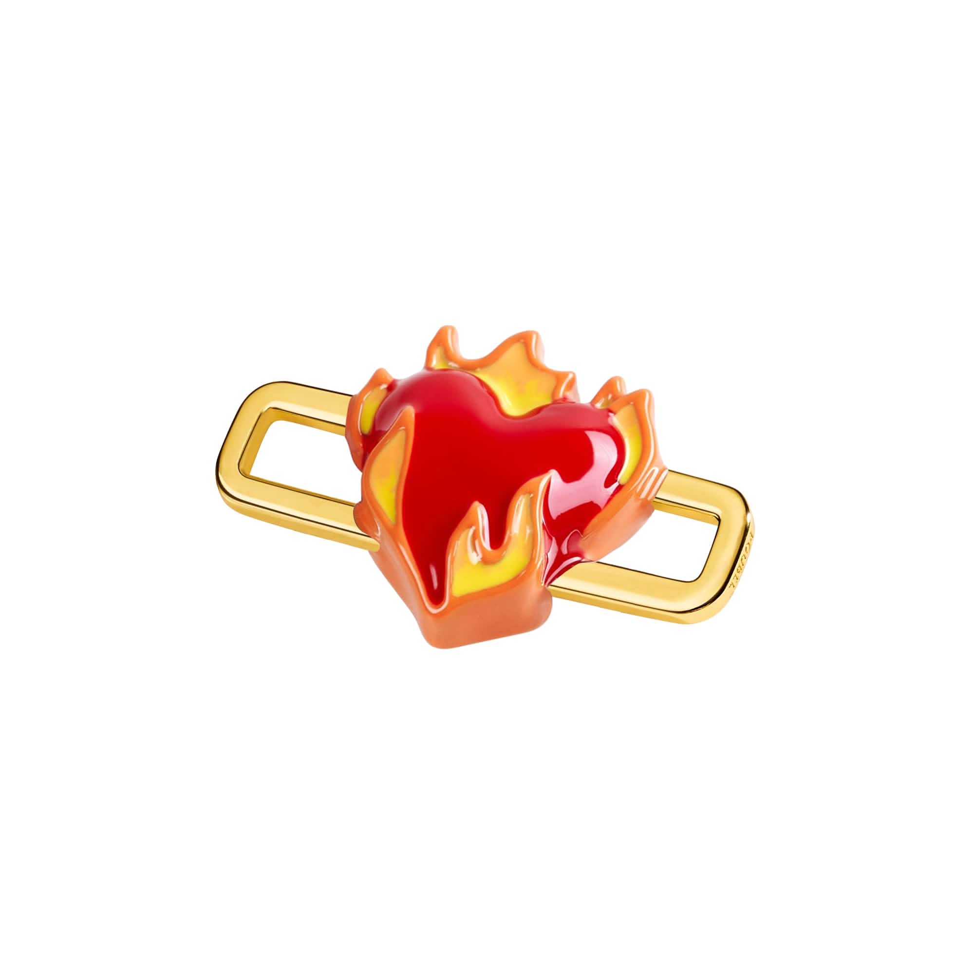 Heart-On-Fire-Charm (Gold) - Image 5
