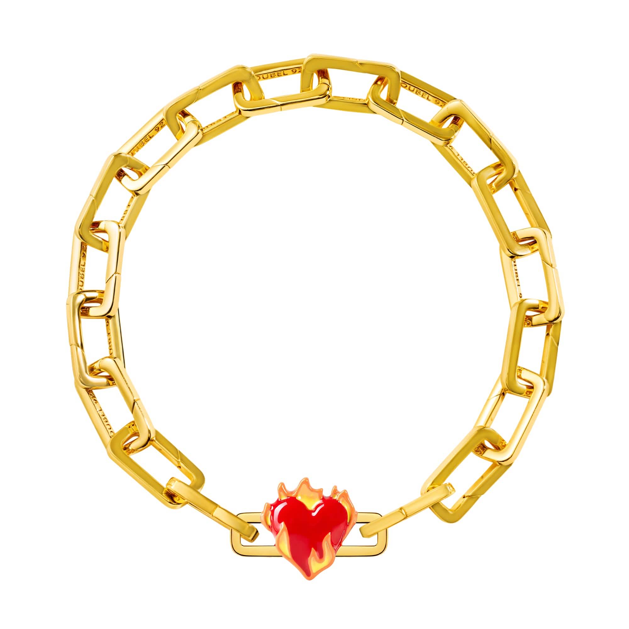 Heart-On-Fire-Charm (Gold) - Image 6