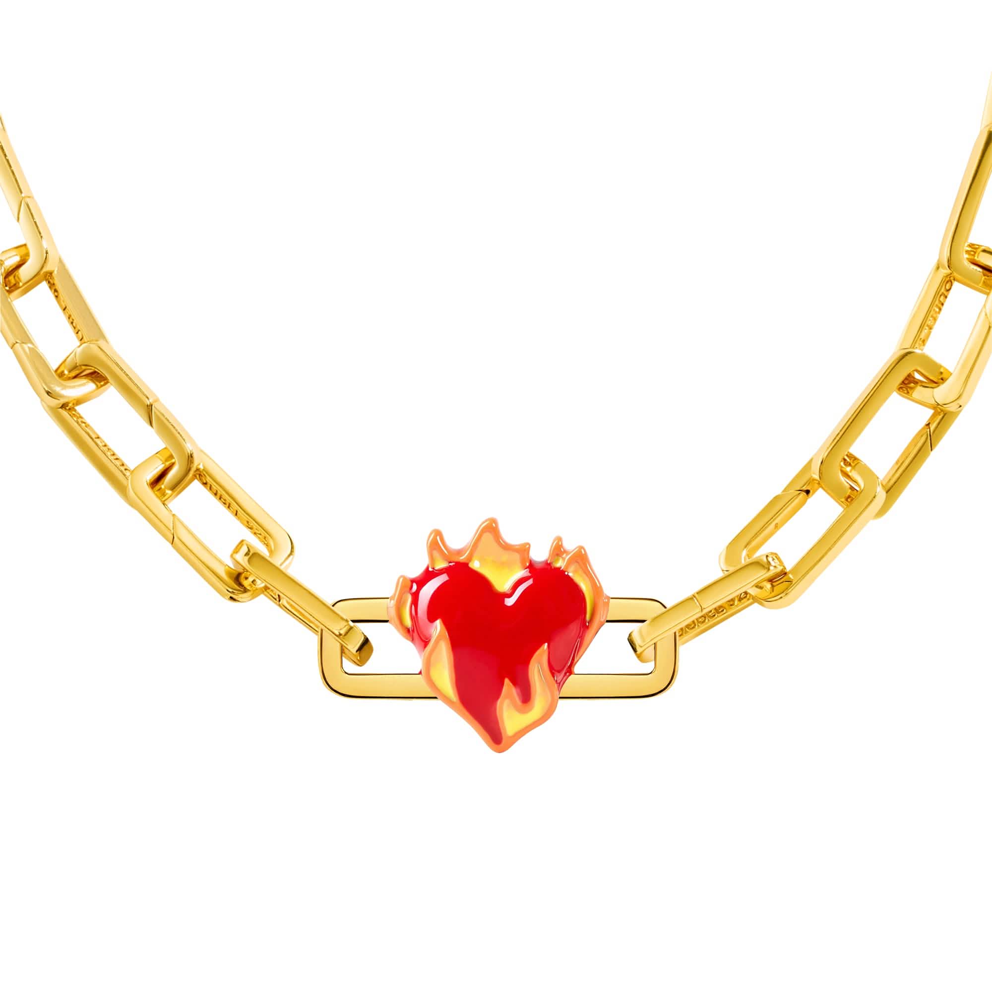 Heart-On-Fire-Charm (Gold) - Image 7