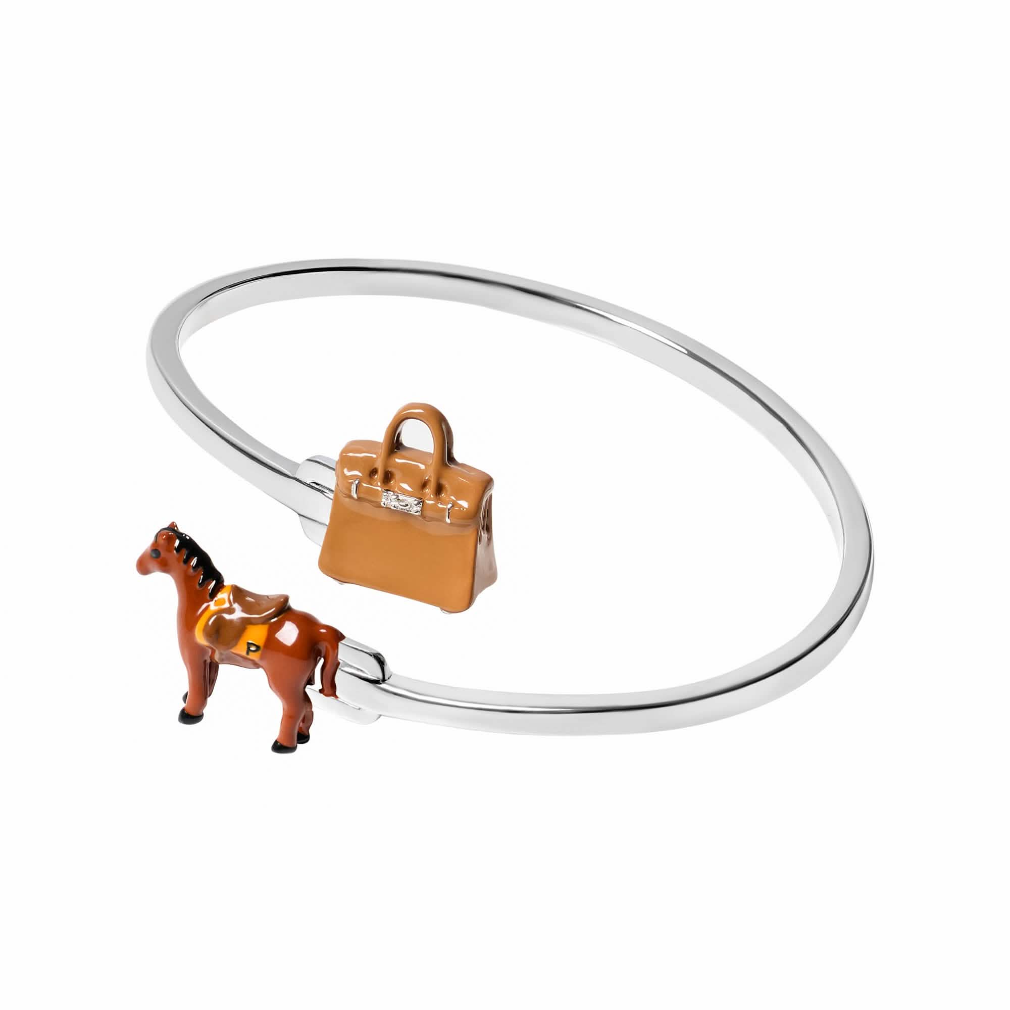 Horse & Bag Bangle - Image 3