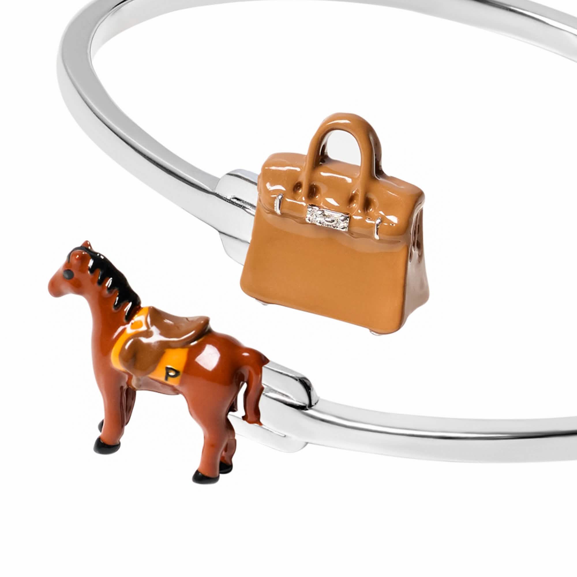 Horse & Bag Bangle - Image 4