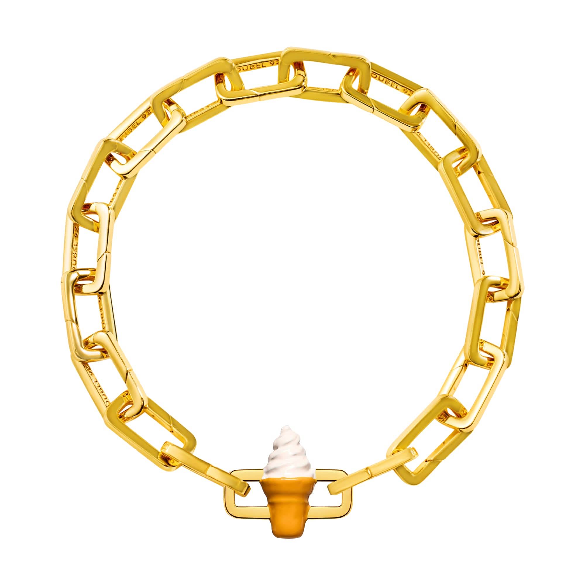 Ice Cream Charm (Gold) - Image 6