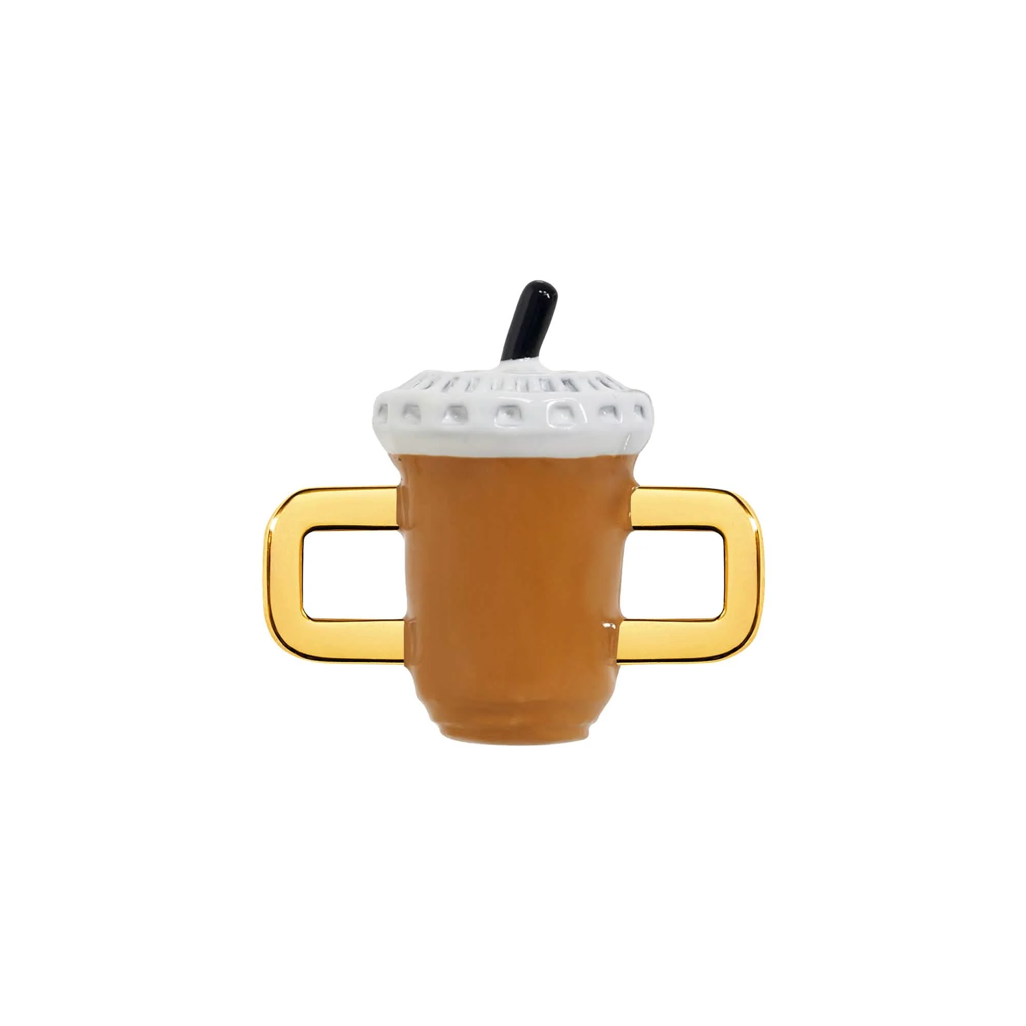 Iced Coffee Charm (Gold) - Image 4
