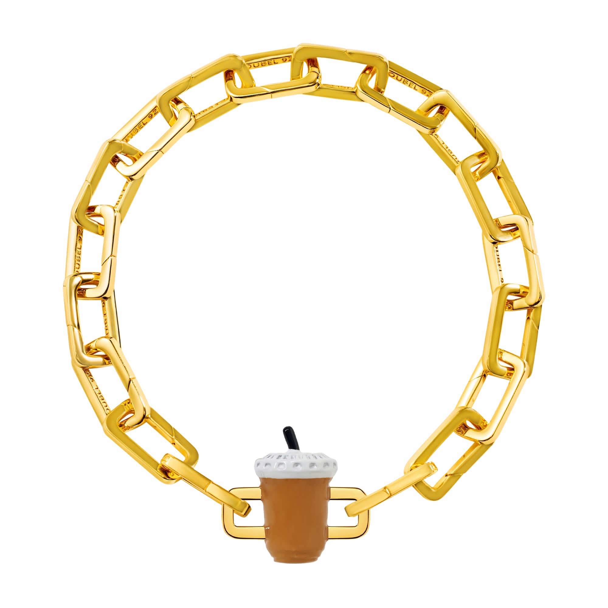 Iced Coffee Charm (Gold) - Image 6