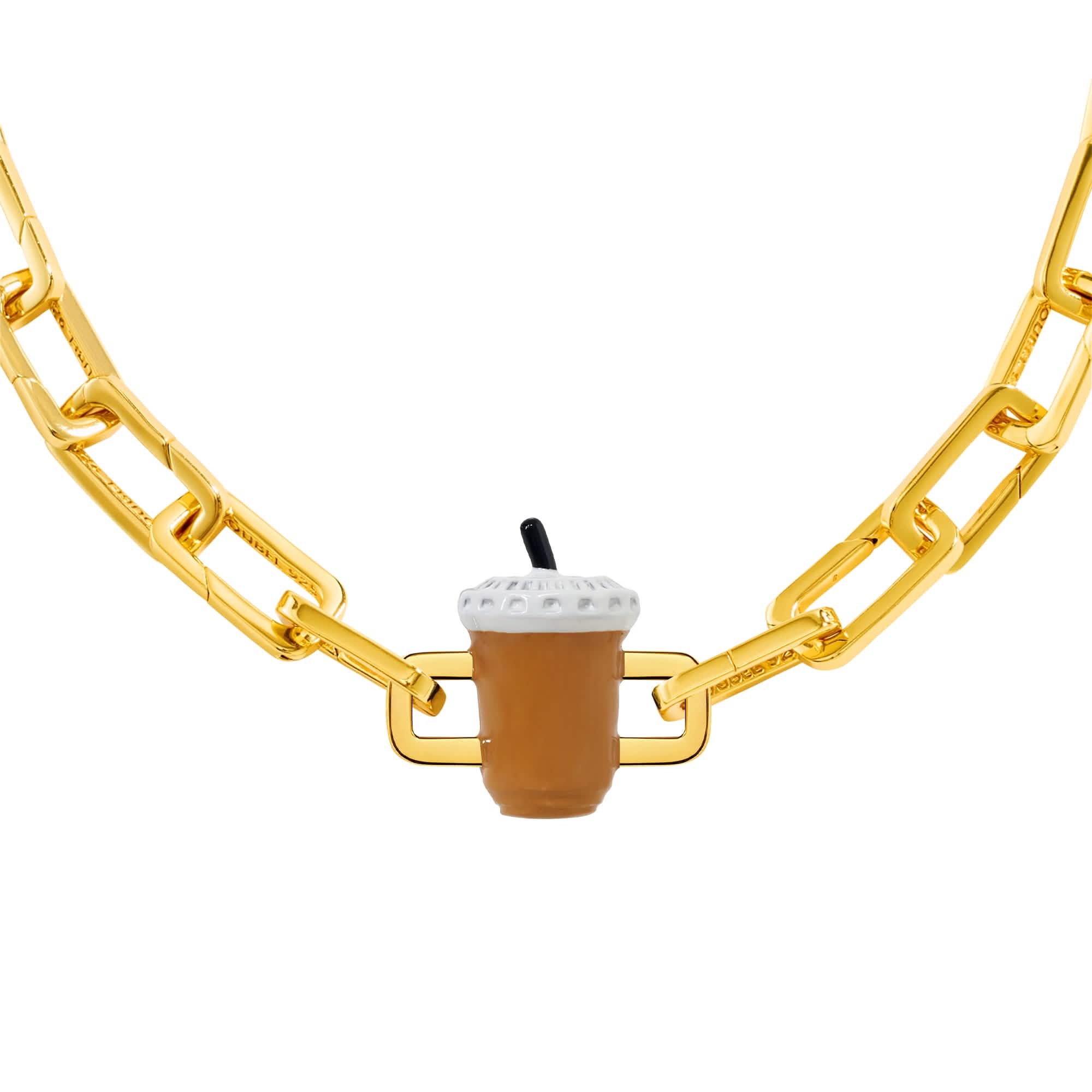 Iced Coffee Charm (Gold) - Image 7