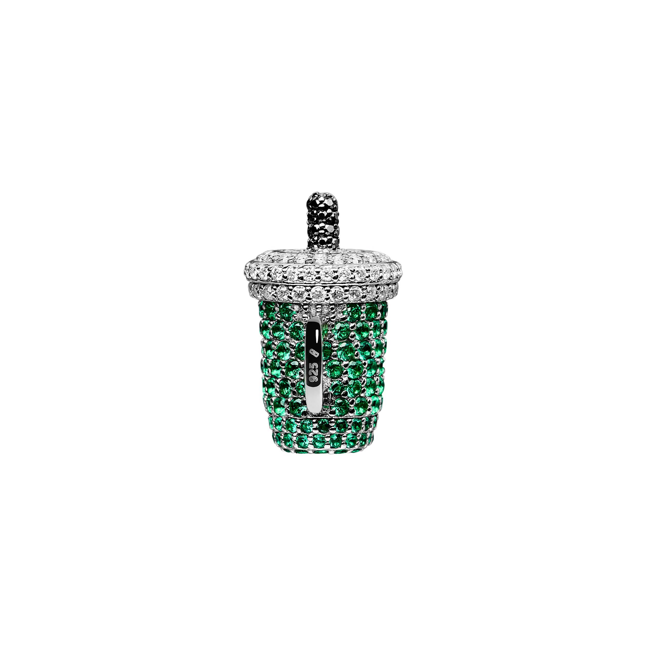 Iced Matcha Stoneset Charm - Image 3