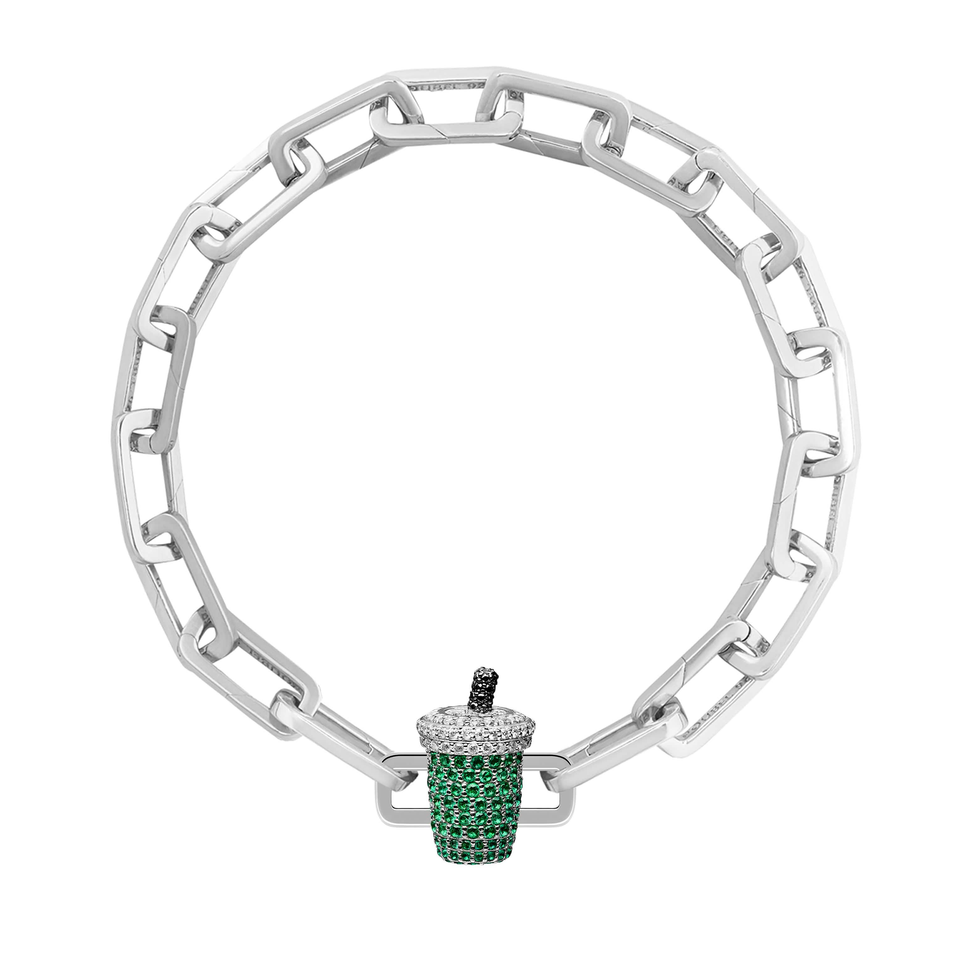 Iced Matcha Stoneset Charm - Image 6