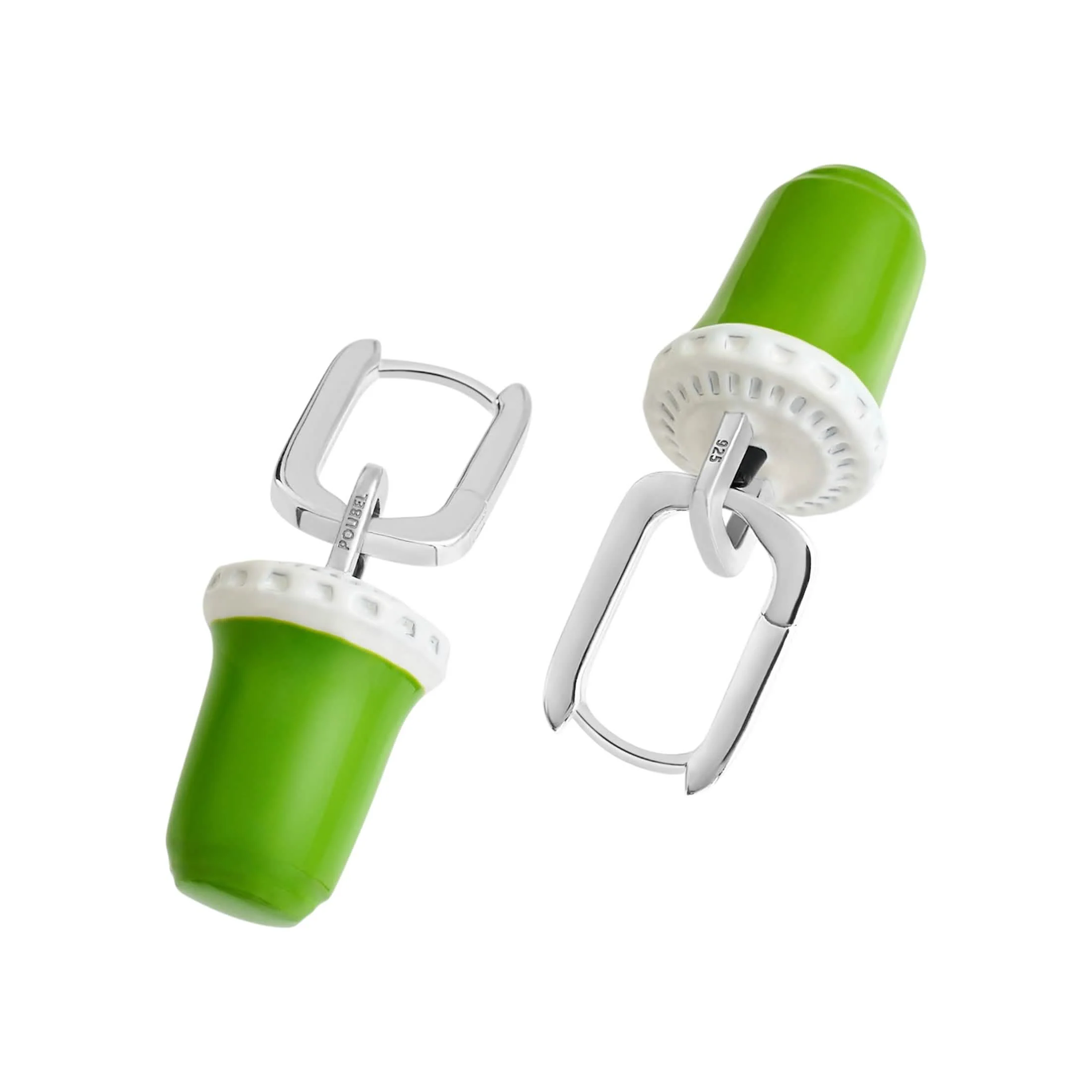 Iced Matcha Pendant Earrings - Image 5