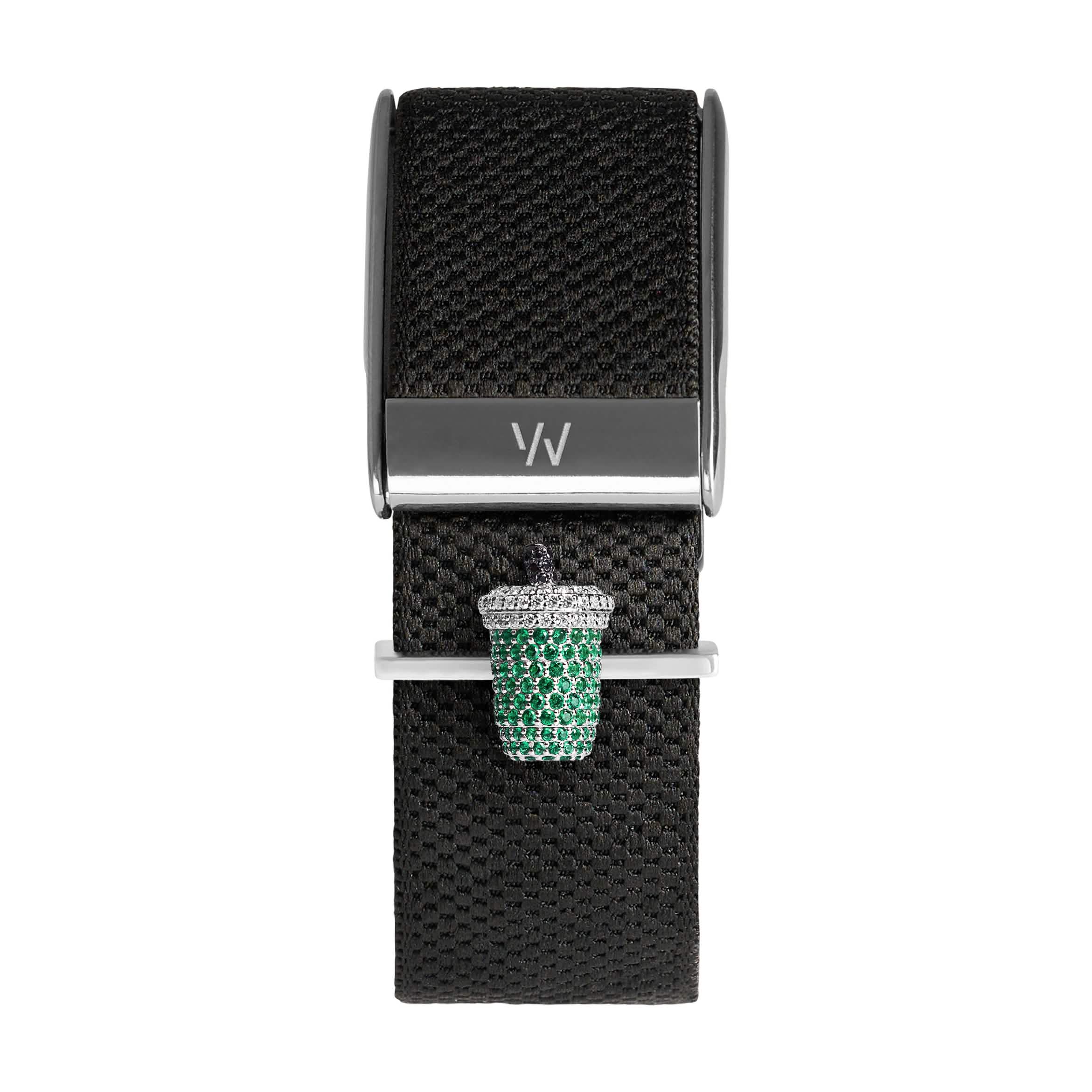 Iced Matcha Stoneset Whoop Charm - Image 3