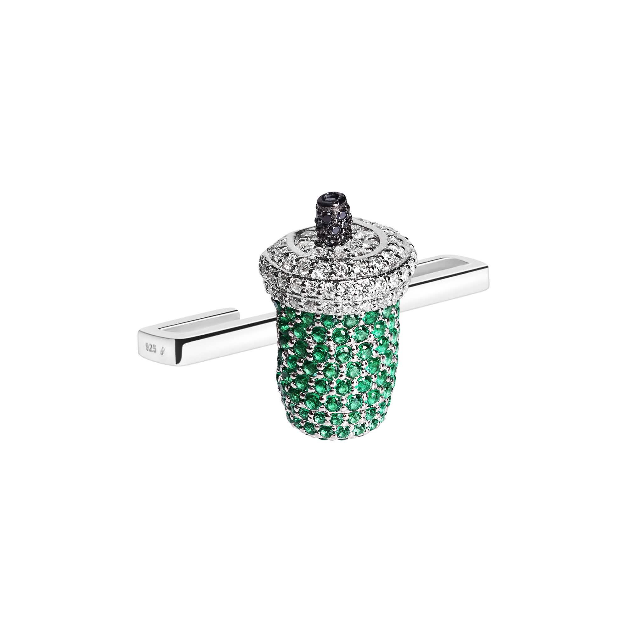 Iced Matcha Stoneset Whoop Charm - Image 4