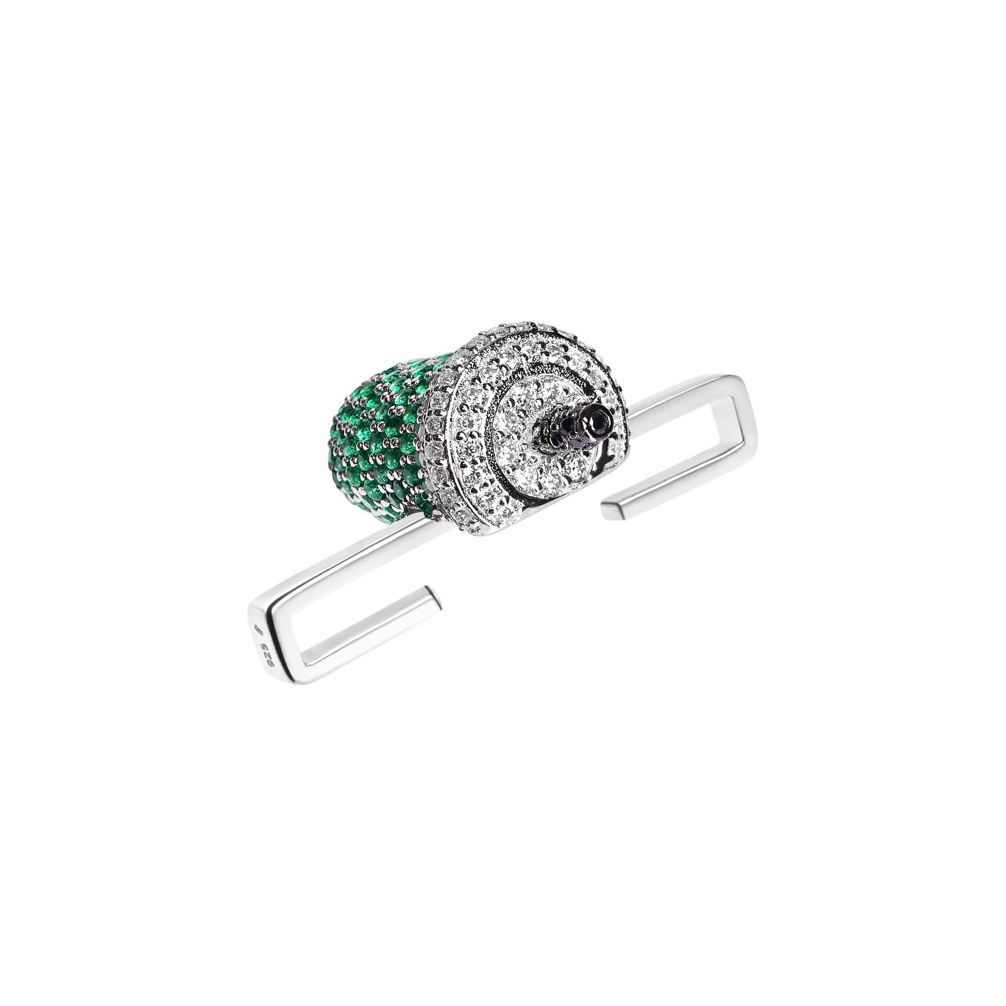 Iced Matcha Stoneset Whoop Charm - Image 5