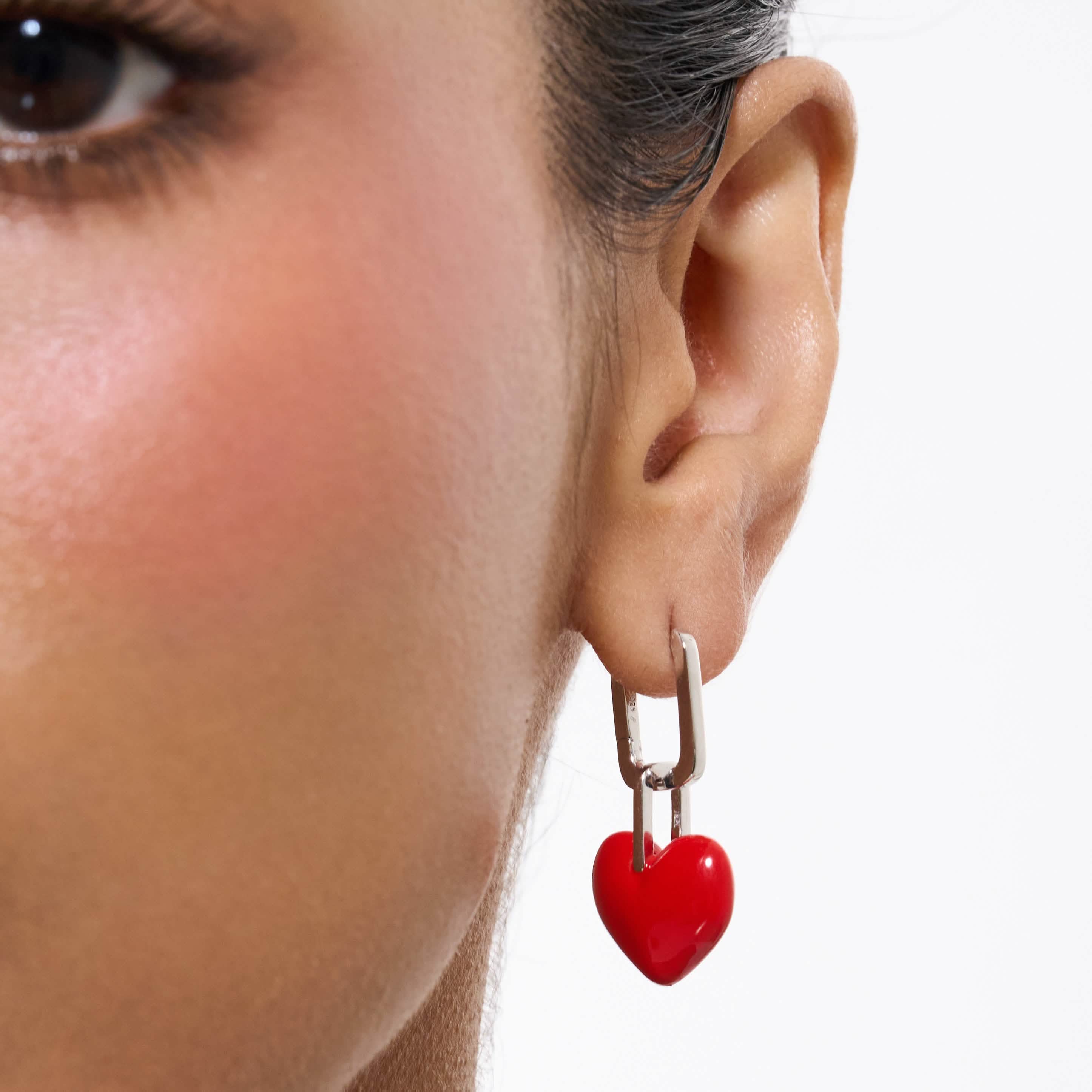 Love Pendant Earrings - Image 3
