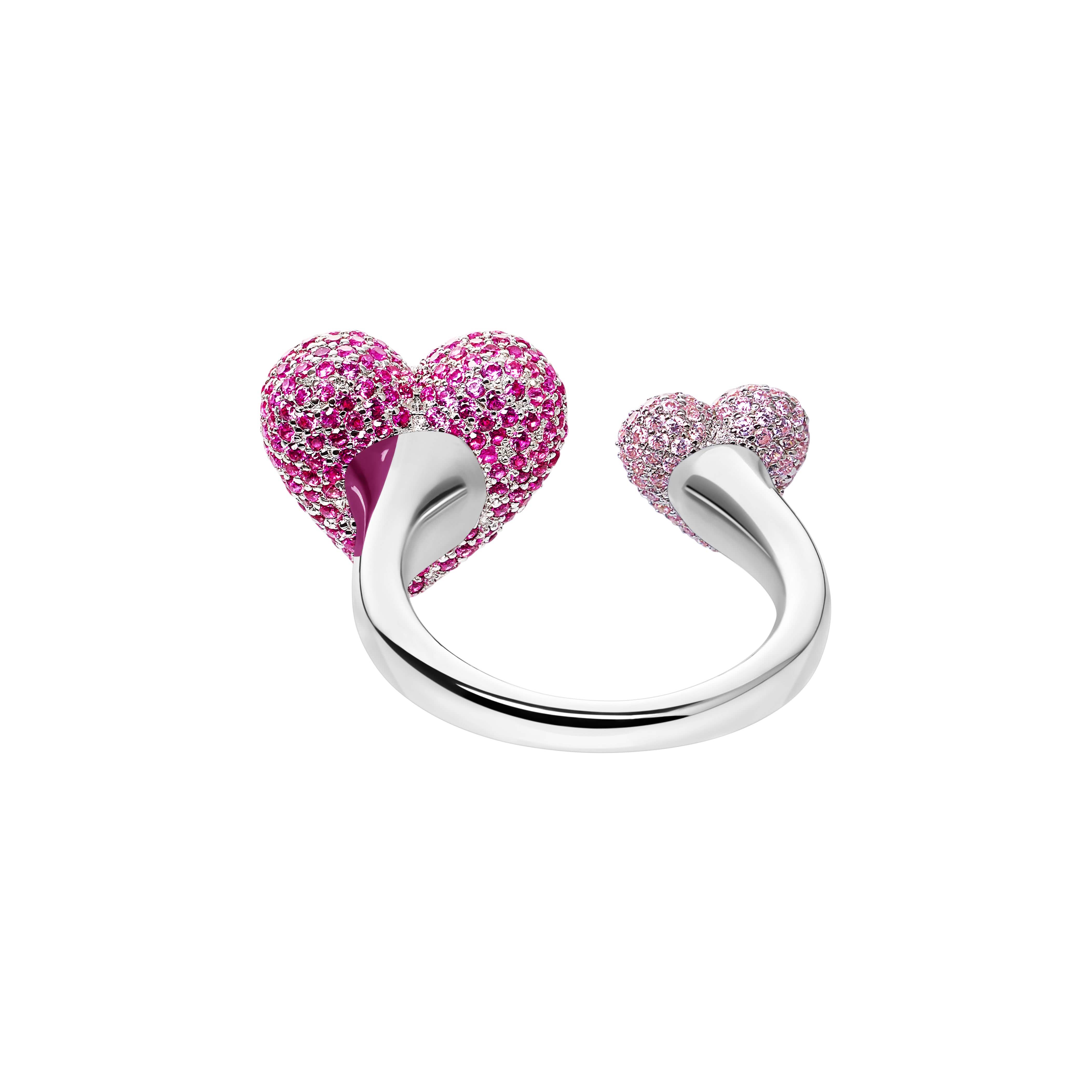Love Stoneset Spacer Ring - Image 3