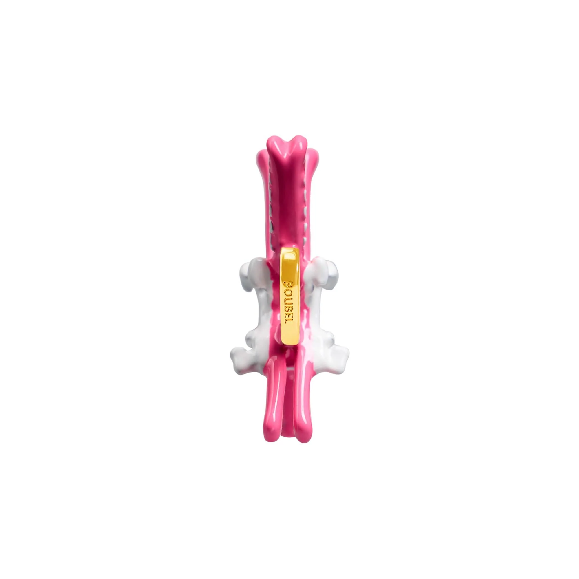 Pink Skis Charm (Gold) - Image 3