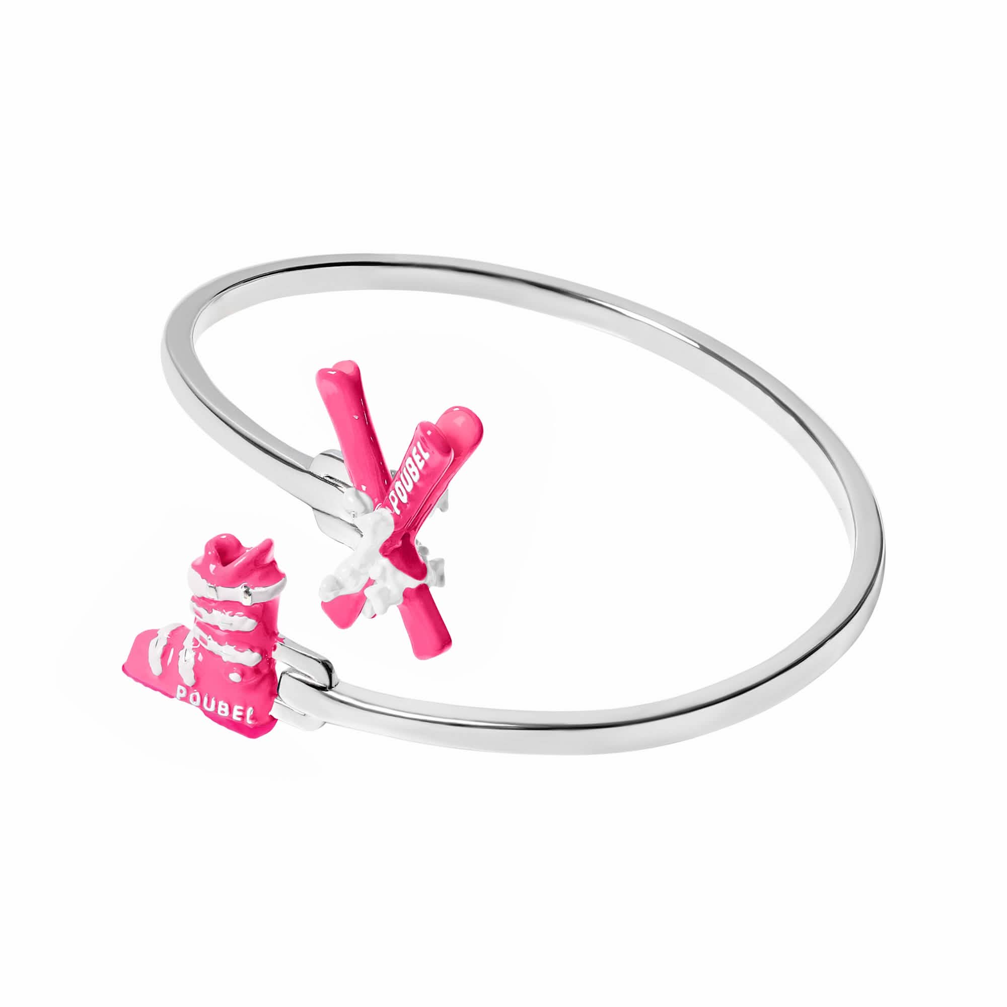 Pink Skis & Pink Ski Boot Bangle - Image 3