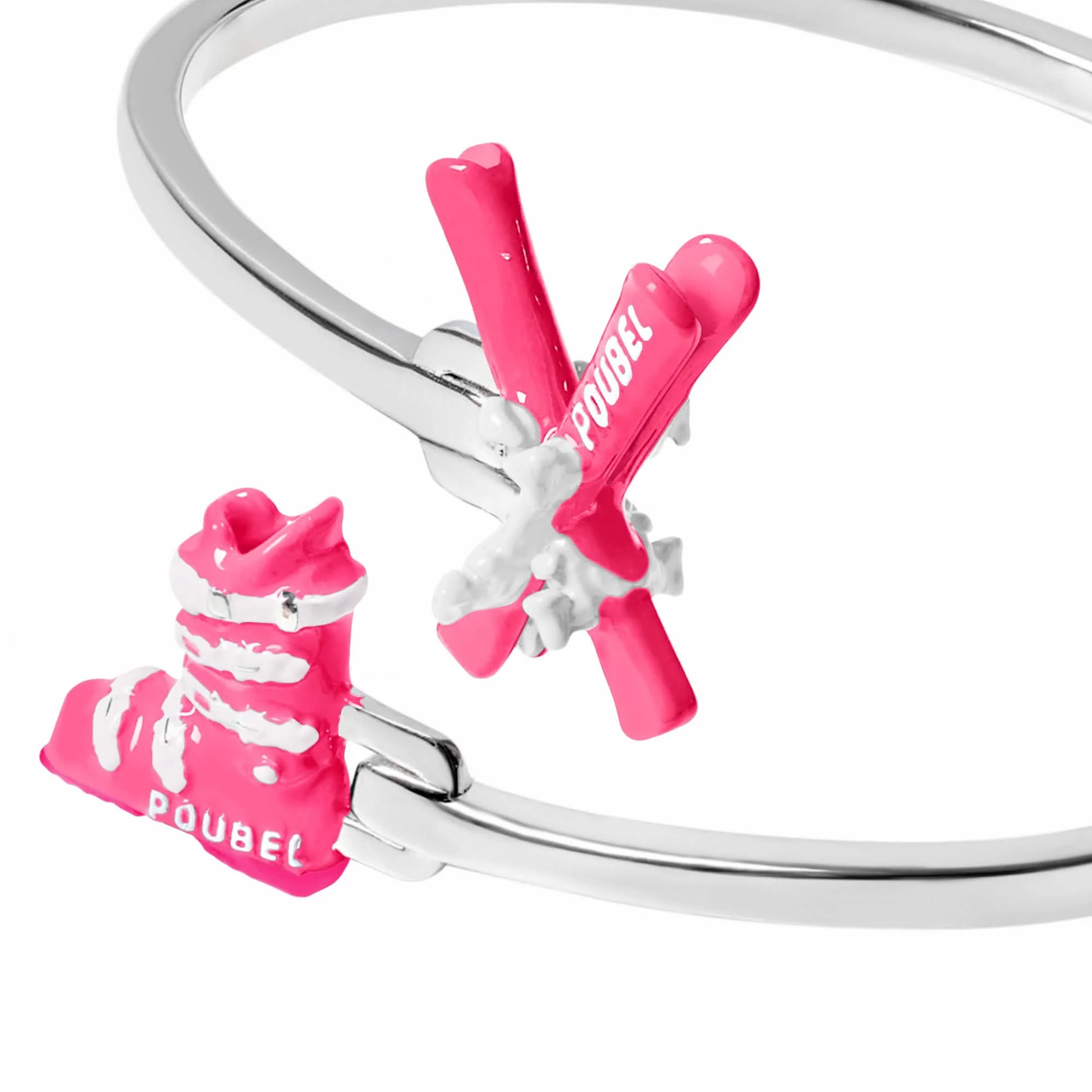 Pink Skis & Pink Ski Boot Bangle - Image 4