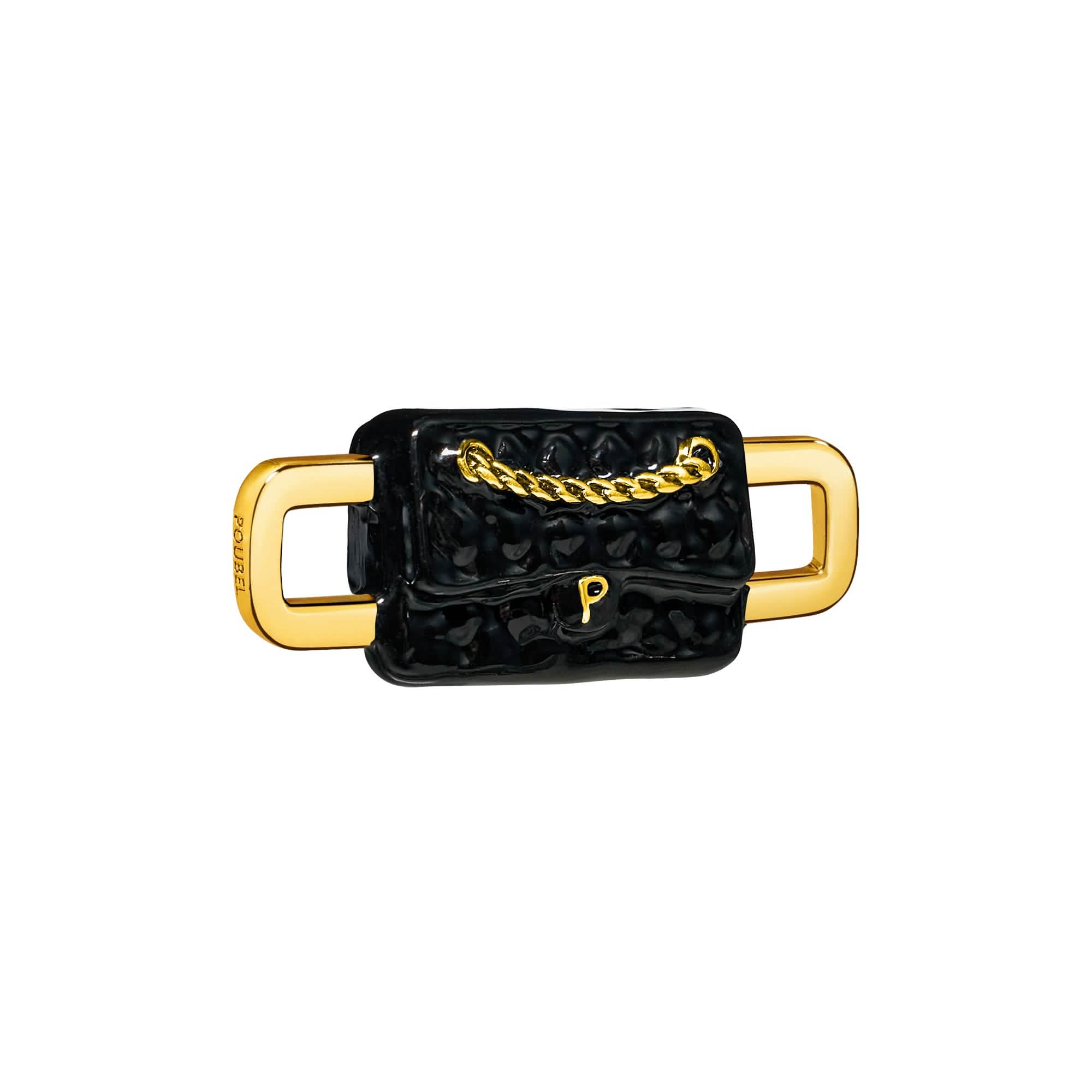 Quilted Bag Charm (Gold) - Image 2